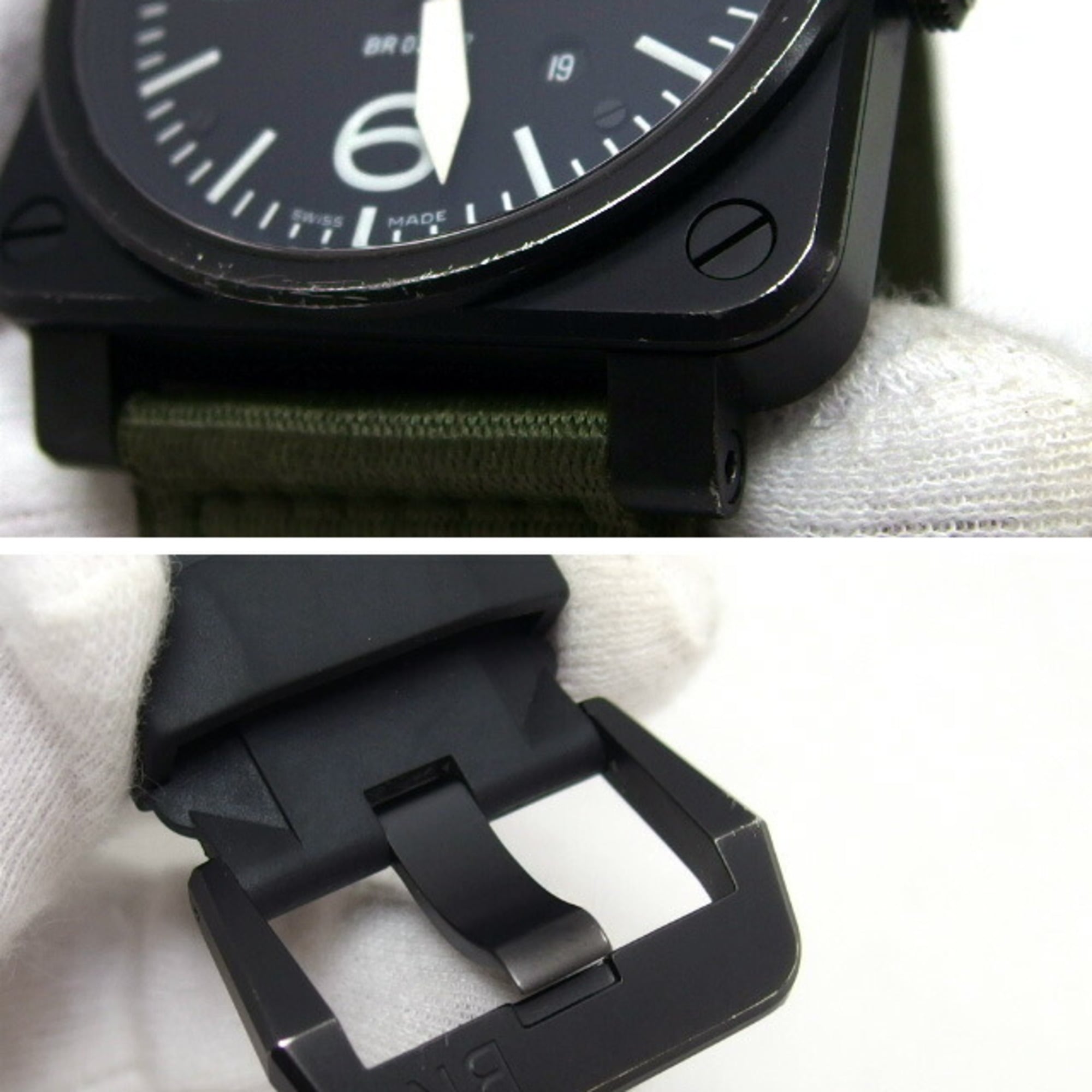 Bell & Ross Aviation BR03-92 herenhorloge met zwarte wijzerplaat