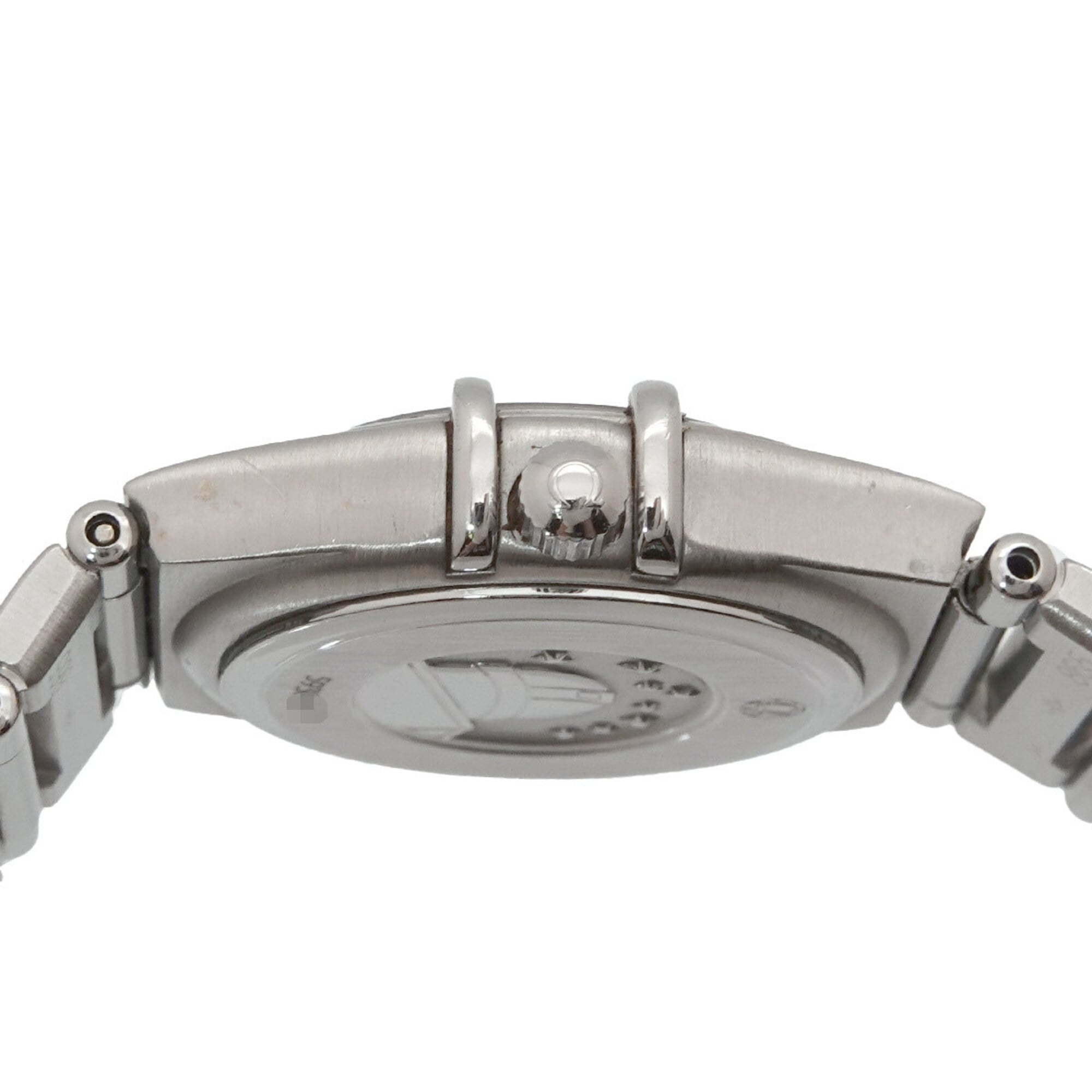 Omega Constellation Mini 1562 56 12P Damenuhr DiamantenSchwarz Quarz