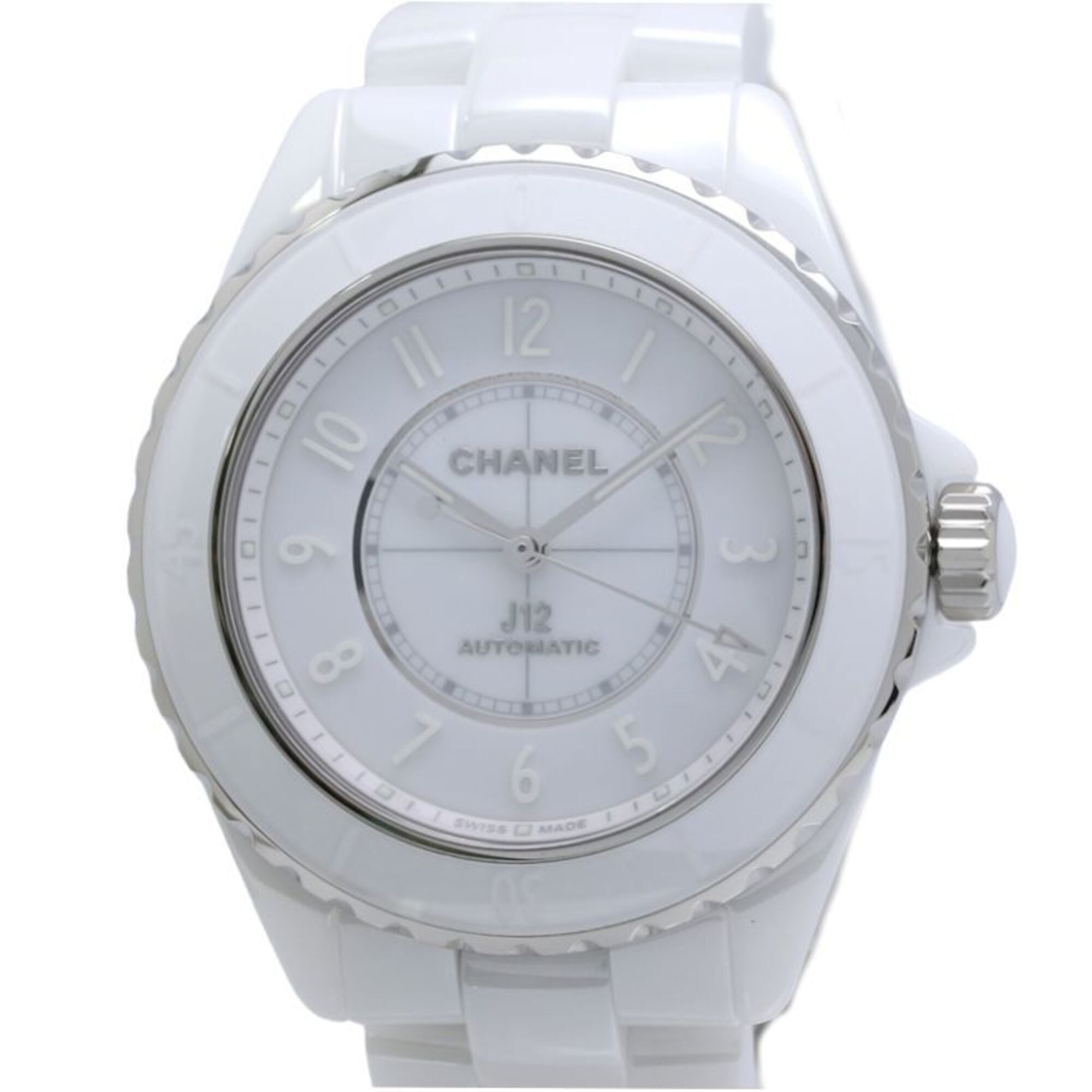 Chanel J12 H6186 White Dial 38mm Watch
