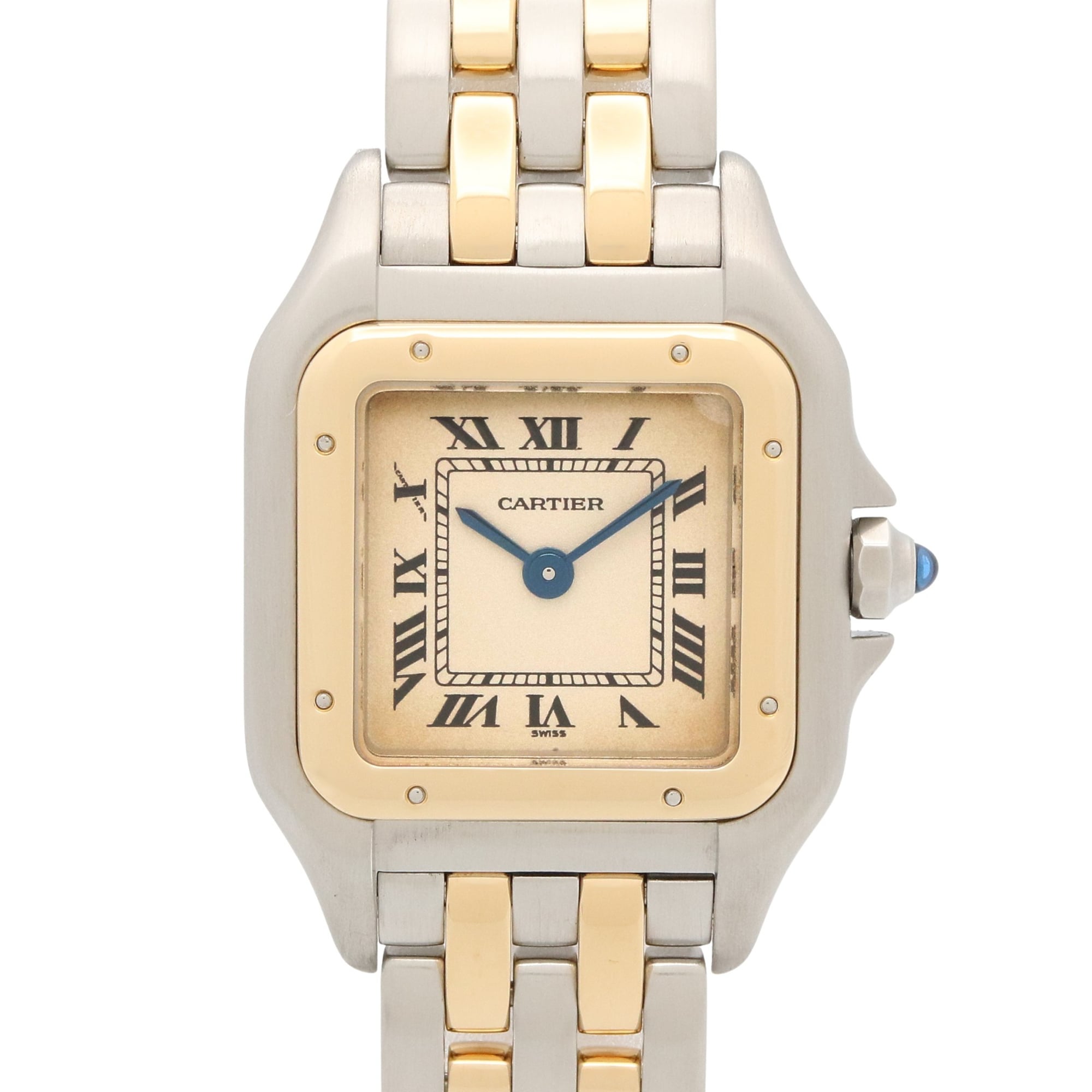 Cartier Panthere W25029B6 Ivory Dial Stainless steel, yellow gold 21mm Watch