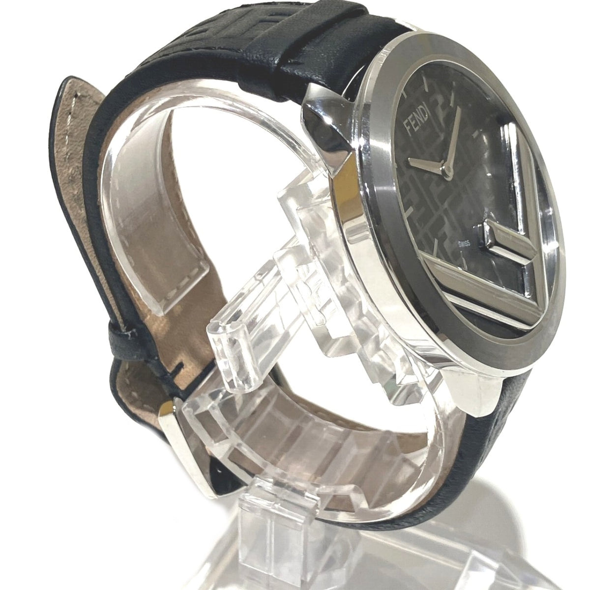 Fendi Runaway F 010-71000L-945 mit grauem Zifferblatt 40mm Uhr