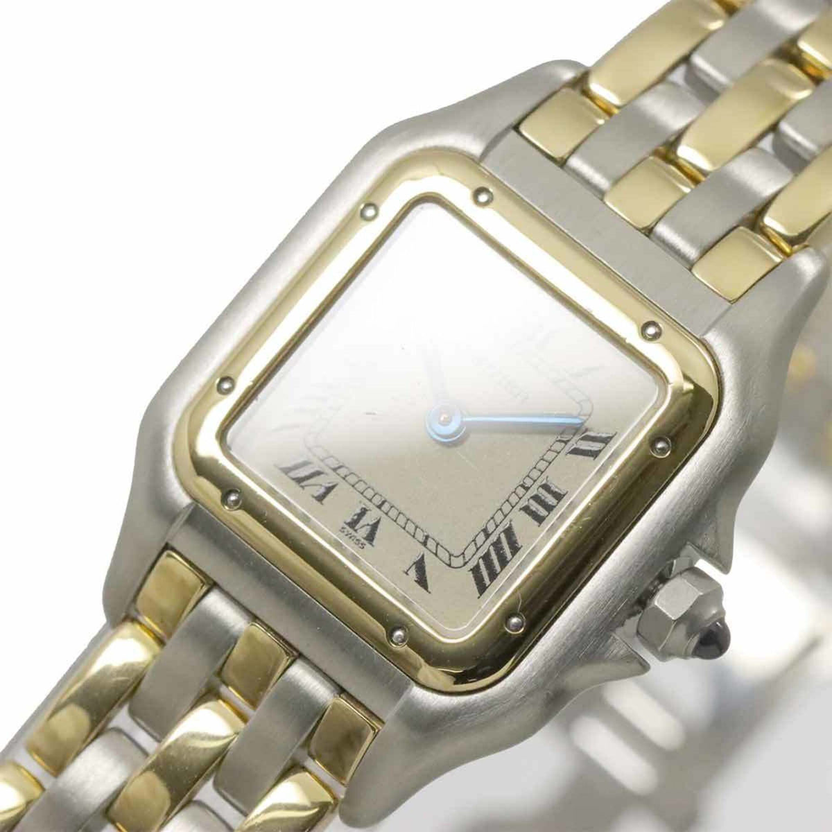 Cartier Panthère SM 3-rijig 84083244 horloge met ivoorkleurige wijzerplaat, 22 mm
