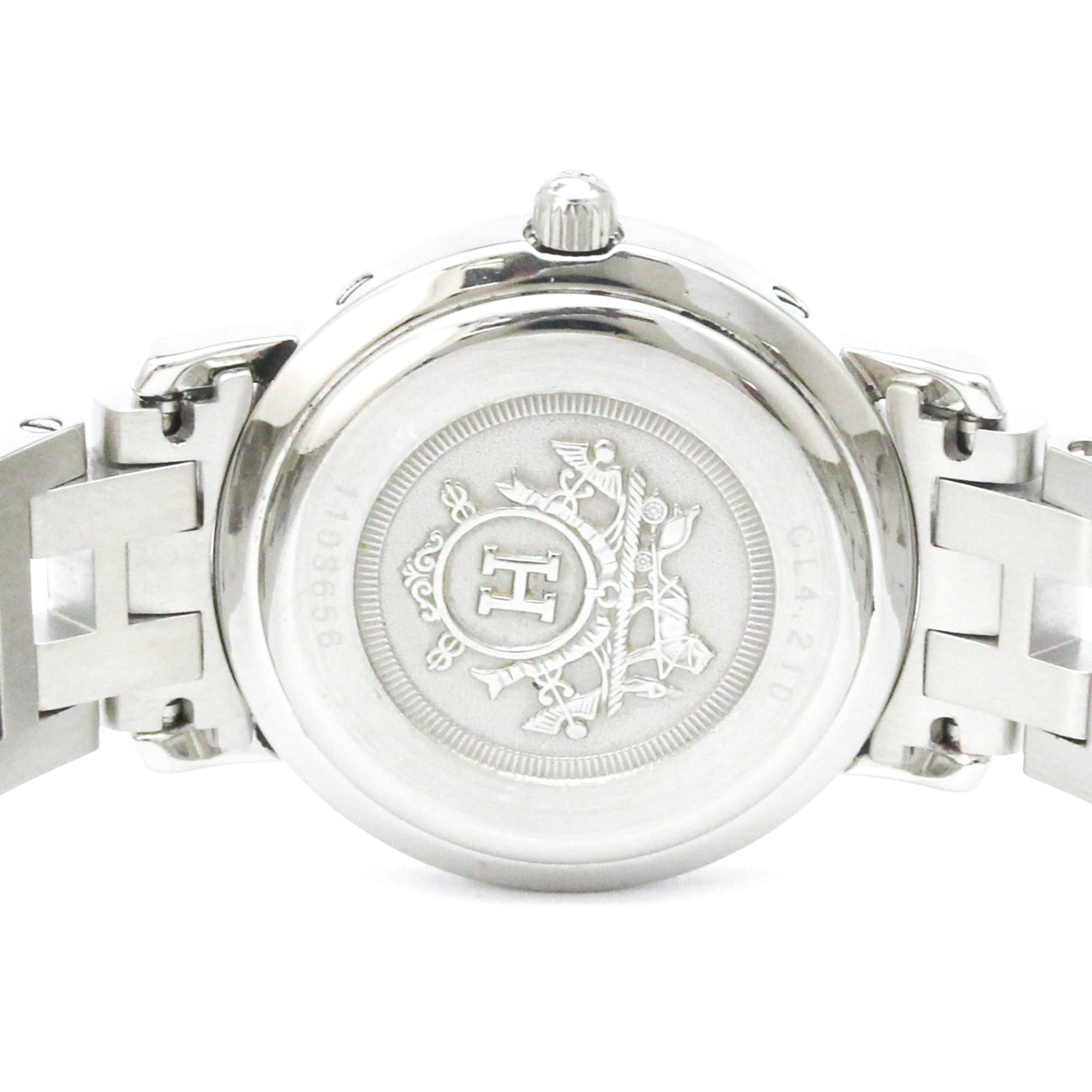 Hermes Clipper CL4.210 White Dial 24mm Watch