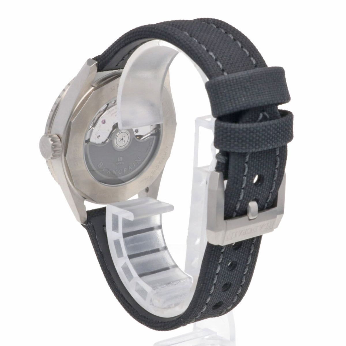 Blancpain Fifty Fathoms Bathyscaphe 5100B-1110-B52A horloge met zwarte wijzerplaat, 38 mm