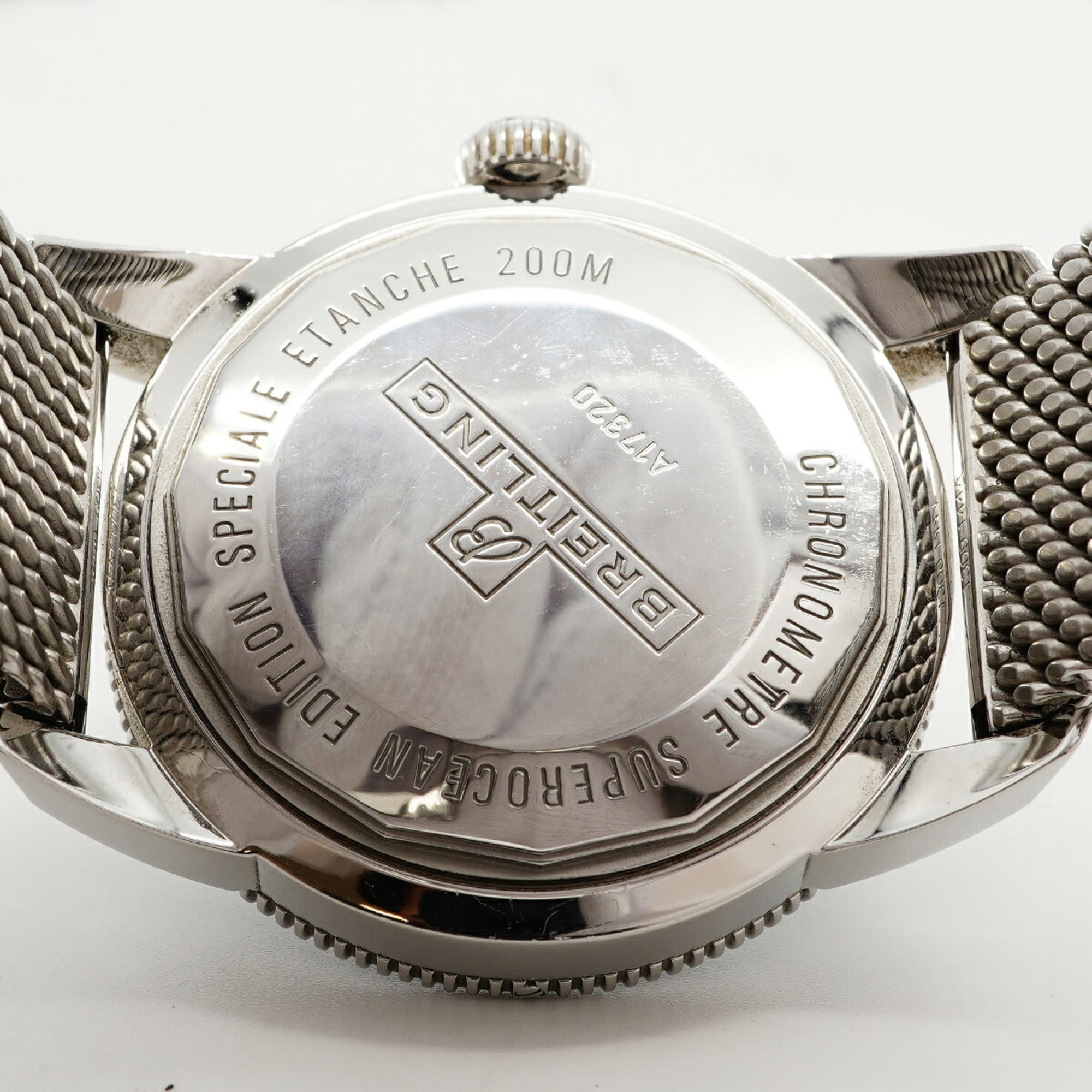 Breitling Superocean A17320 Black Dial 45mm Watch