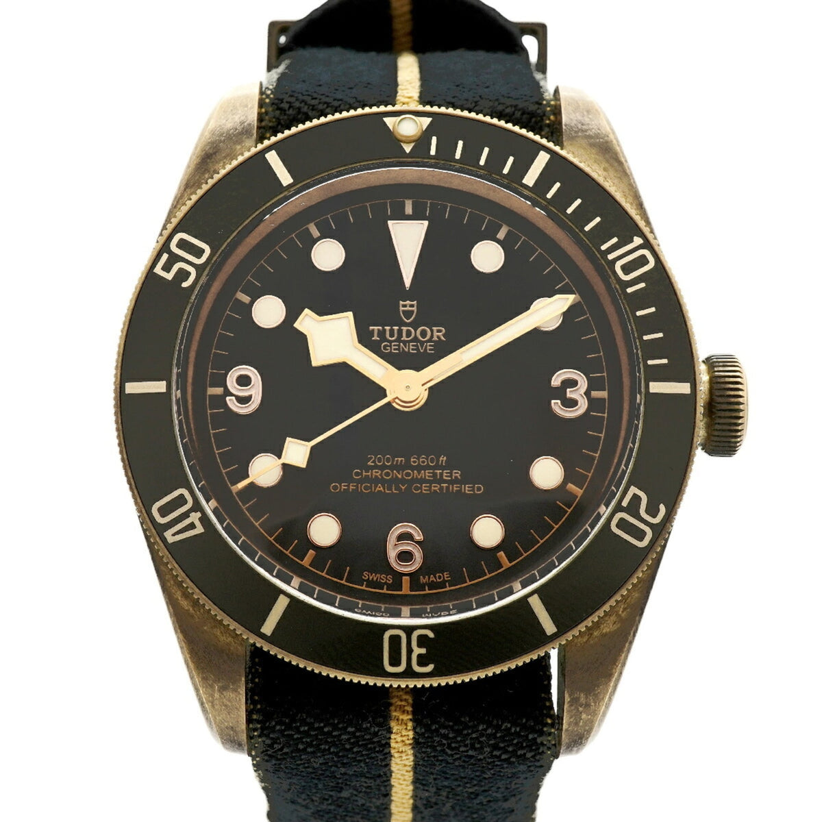 Tudor Heritage Black Bay Bronze 79250BA Black Dial 43mm Watch