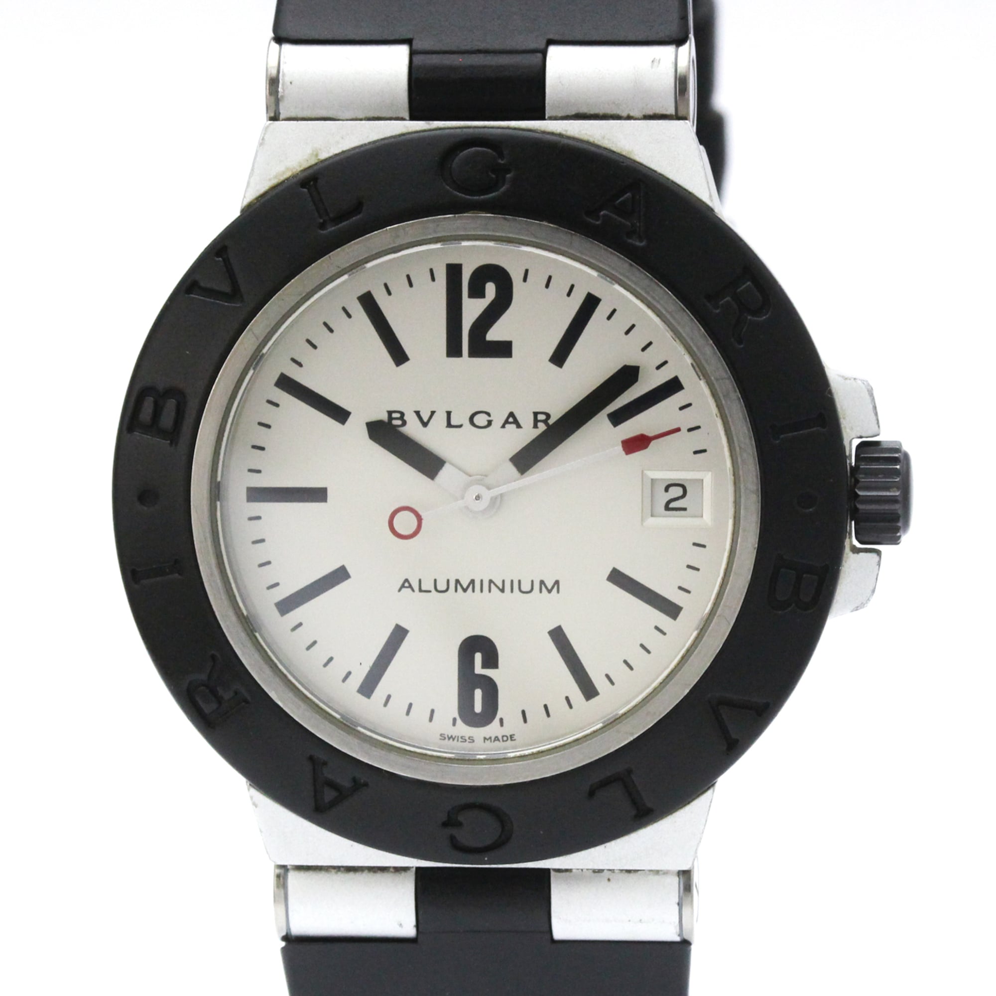 Bulgari Aluminium AL38TA Silver Dial 38mm Watch