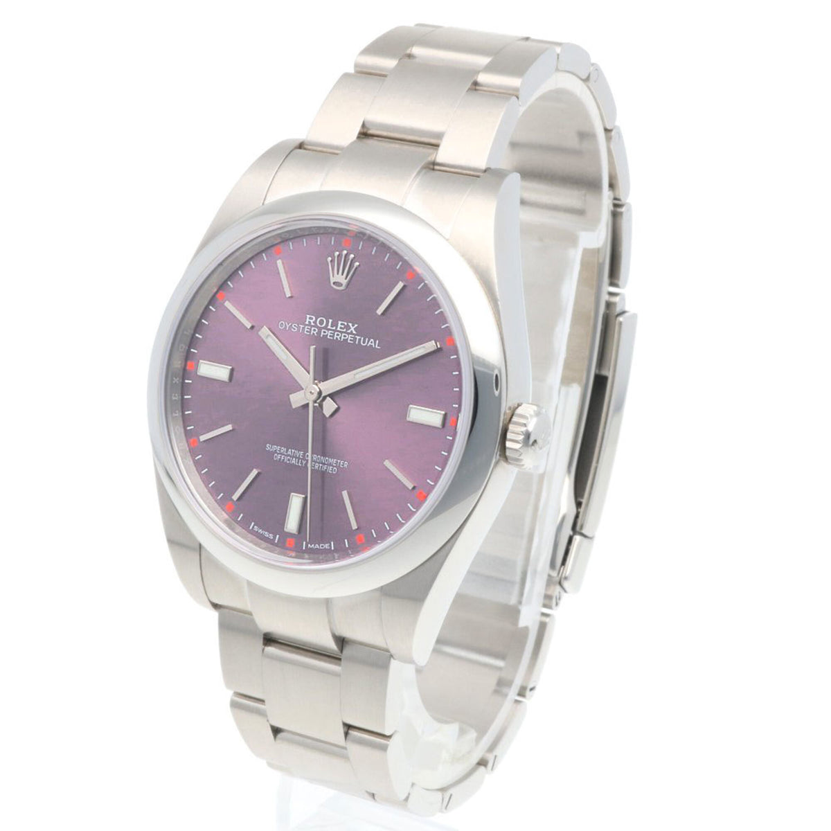 Montre Rolex Oyster Perpetual 114300 Violet cadran 38 mm