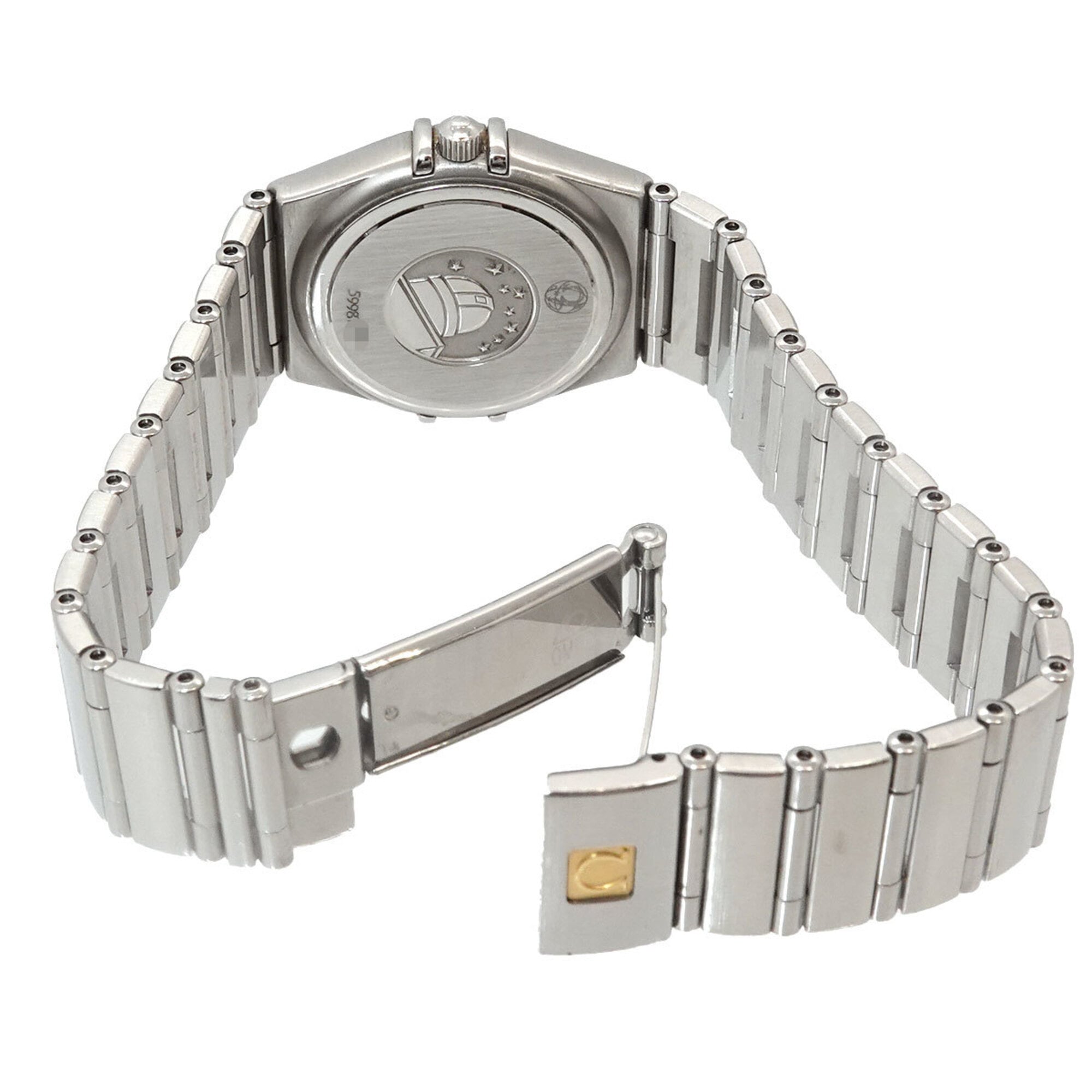 Omega Constellation 1572 30 Damenuhr, Silber, Quarzzuhr