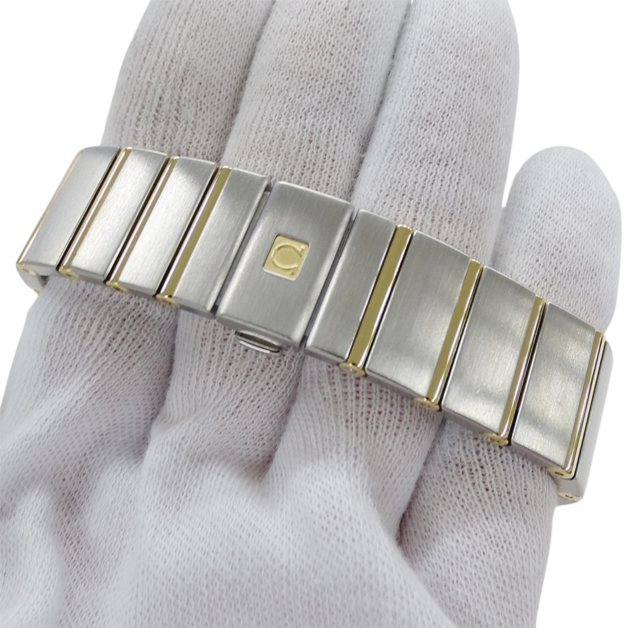 Omega Constellation 123.20.38.21.52.002 Brand Name 11P Diamonds Co-Axial Movement Date Automatic Stainless Steel (SS) and Gold (YG) Combination.