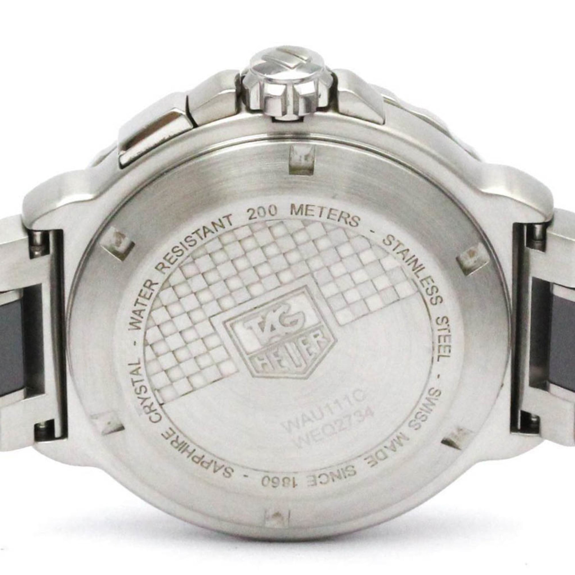 TAG HEUER Formula 1 Grand Date Alarm Steel Mens Watch WAU111C