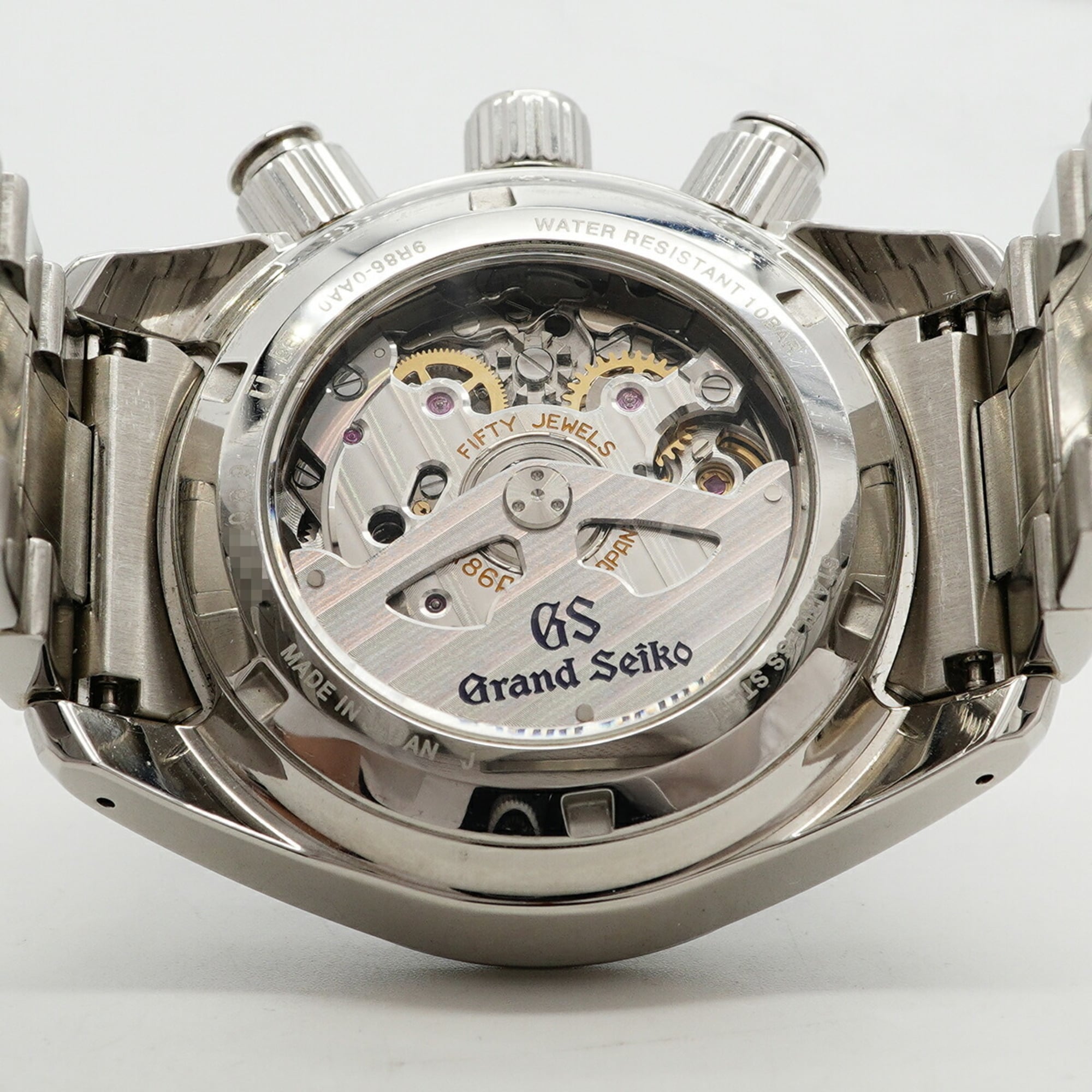 Grand Seiko Spring Drive SBGC203/9R86-0AA0 Black Dial 43mm Watch