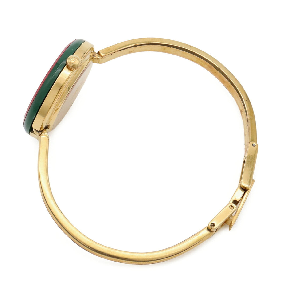 Gucci Change Bezel 11/12 met witte wijzerplaat, 26 mm horloge