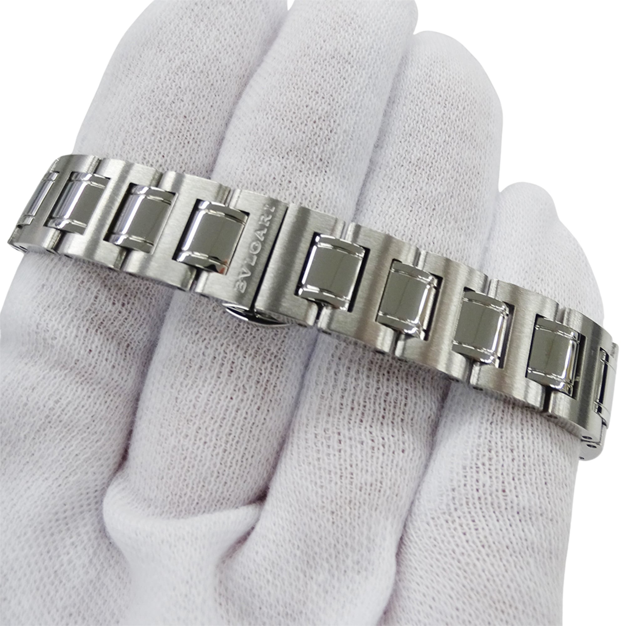 Bulgari Bulgari Women's Watch, Brand: Date Quartz QZ Stainless Steel SS BB26SS Silver White