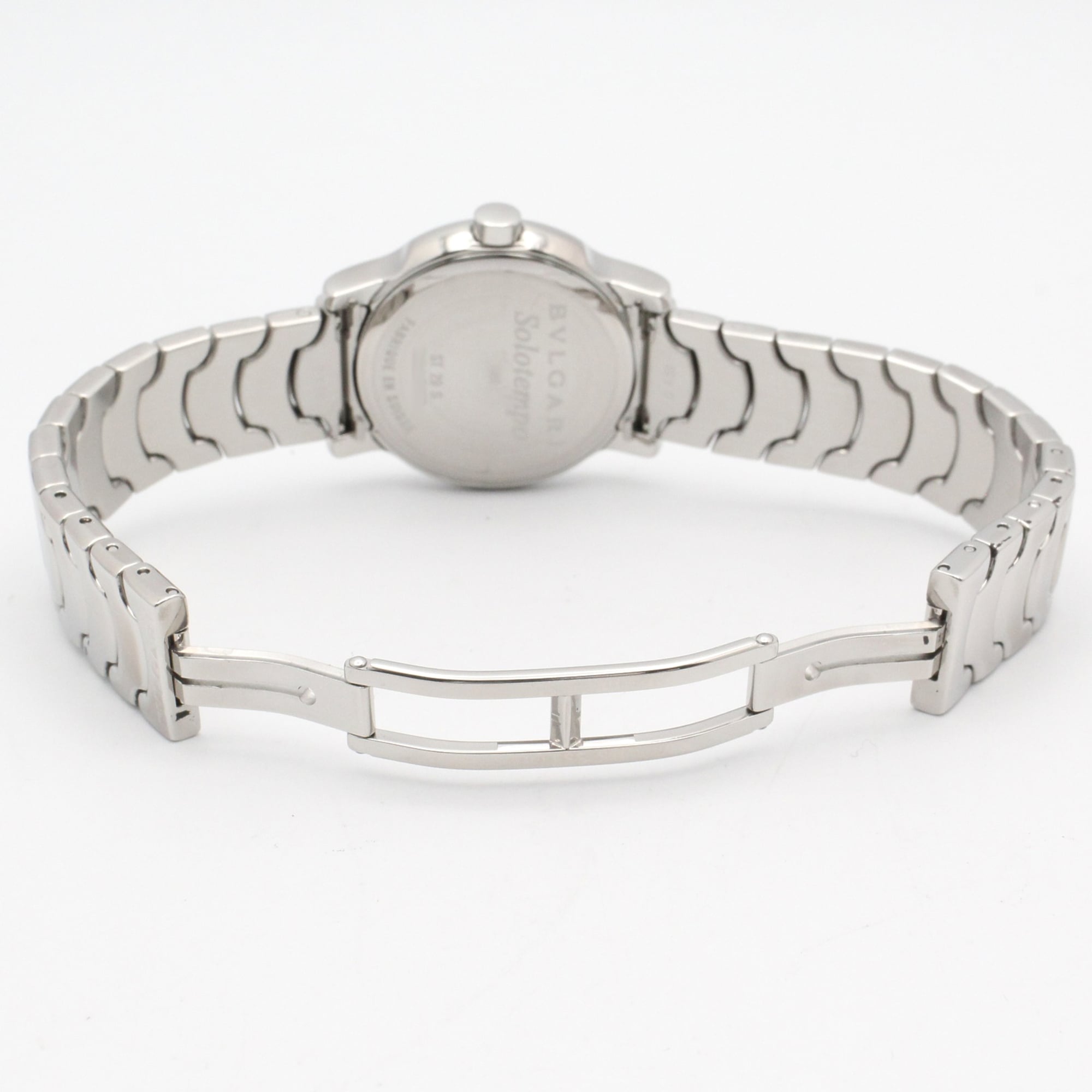 Bulgari BVLGARI Solo Tempo Stainless Steel Wo Black ST29S