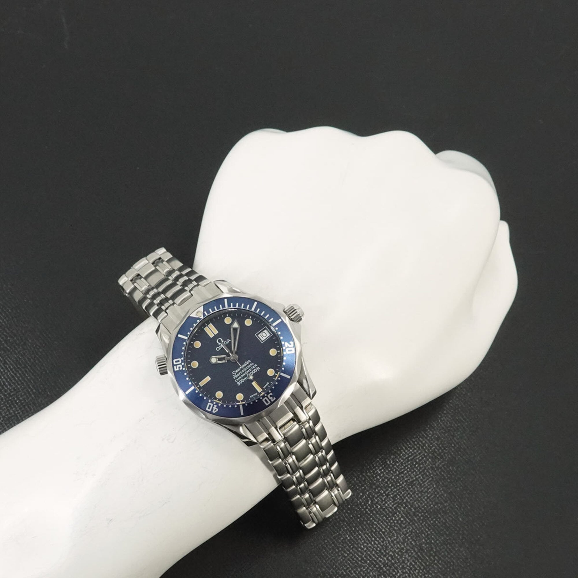Omega Seamaster 300 Professional 2551 80 Boys' Date Navy Automatic Movement