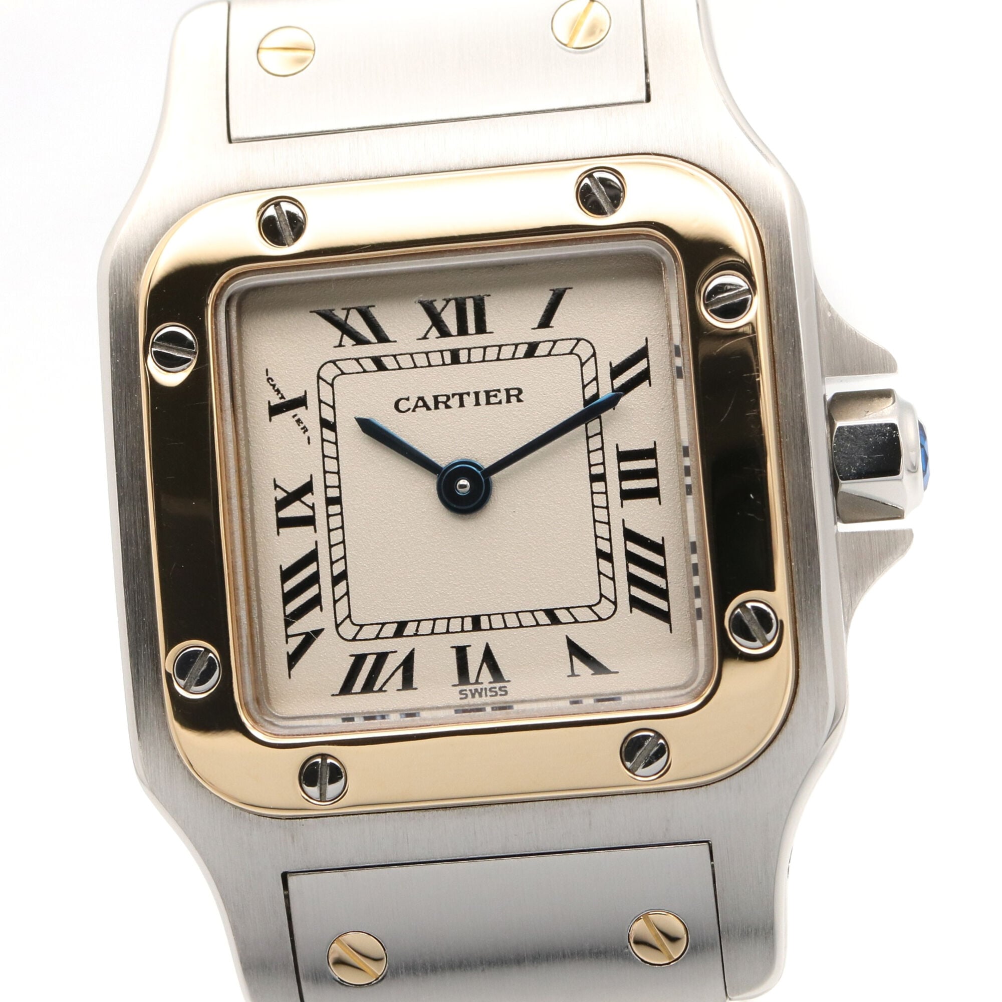 Cartier Santos Galbee SM W20012C4 Silver Dial 23mm Watch