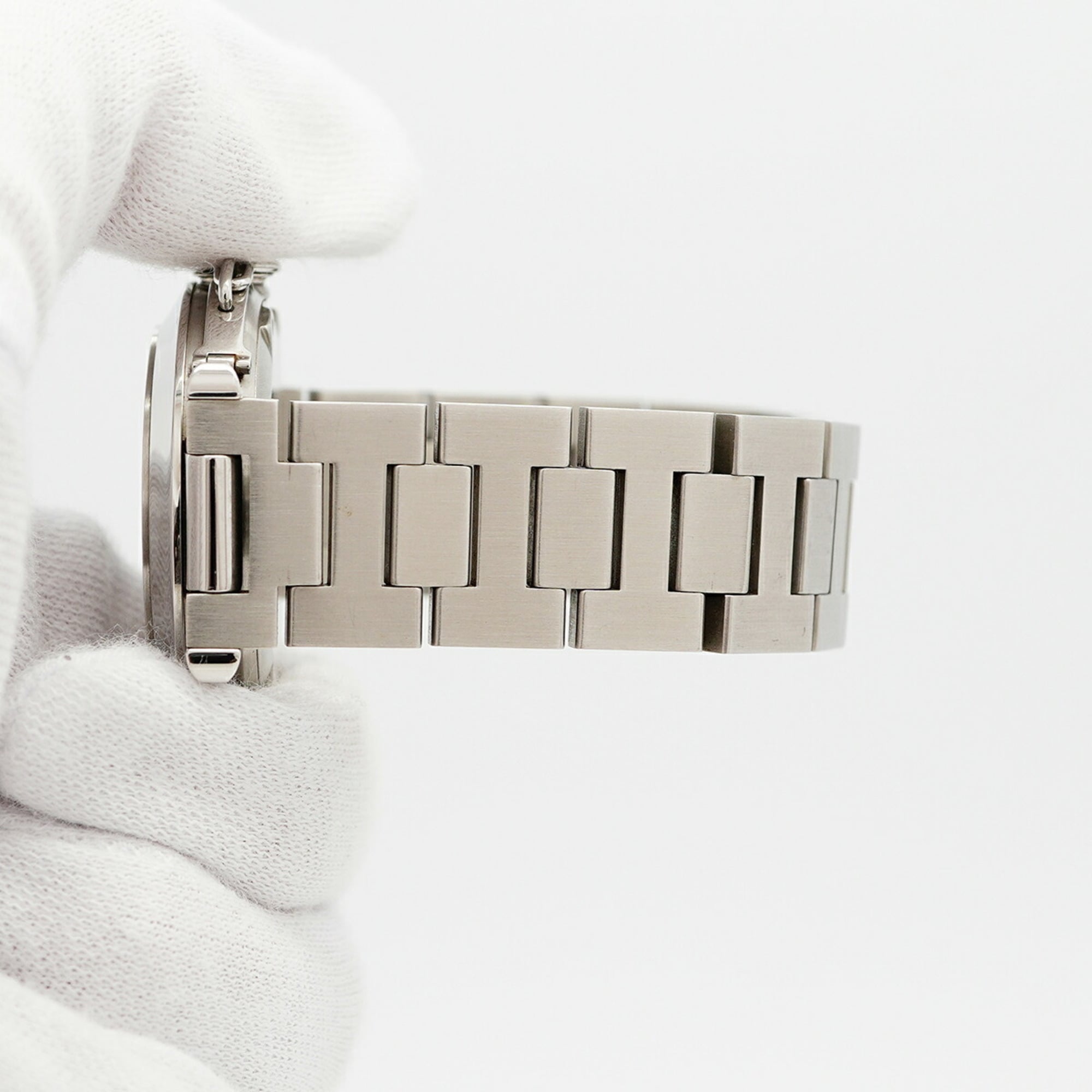 Cartier Pasha C W31023M7 Silver Dial (Boys' Size)