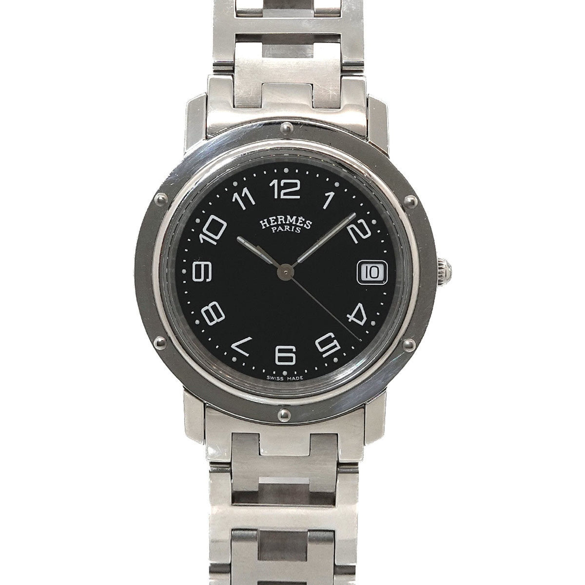 Hermes Clipper CL6 710 Schwarz Zifferblatt 36 mm Uhr