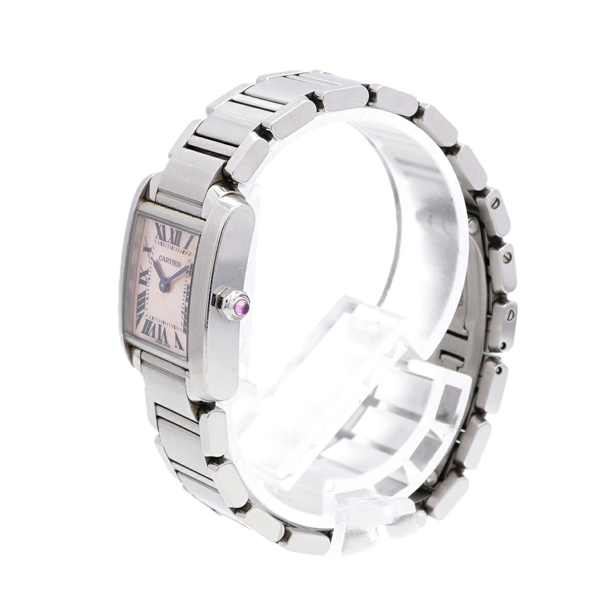 Cartier Tank Française SM W51028Q3 Pink Dial 20mm Watch