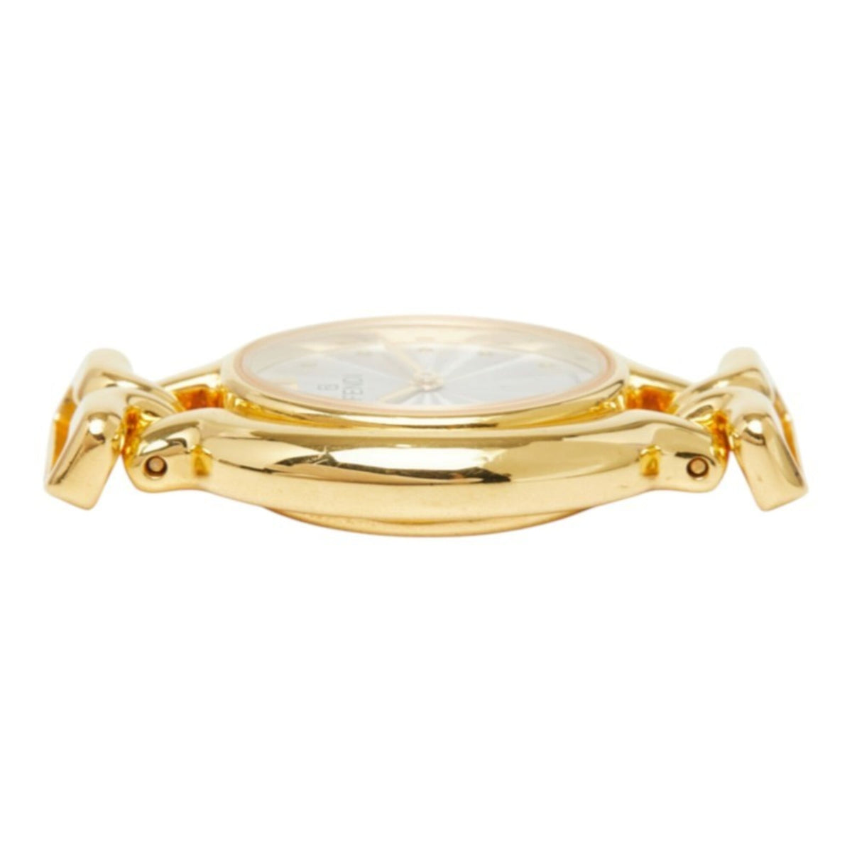 Fendi Chameleon Changeable Strap 5 Colors 640L White Dial 24mm Watch