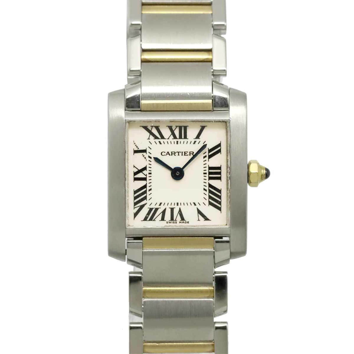 Cartier Tank Française SM W51007Q4 Ivory Dial 20mm Watch