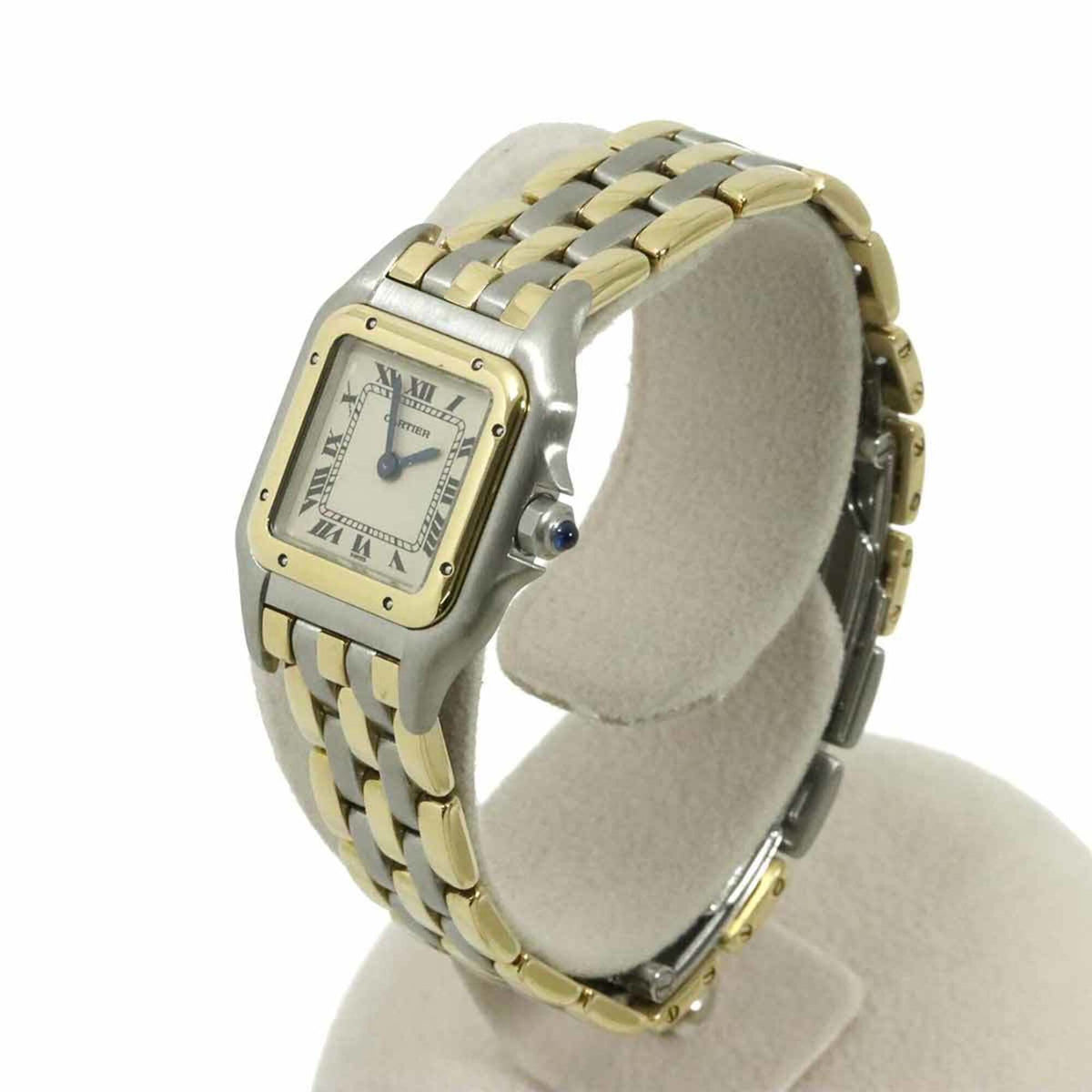Cartier Panthère SM 3-rijig 84083244 horloge met ivoorkleurige wijzerplaat, 22 mm