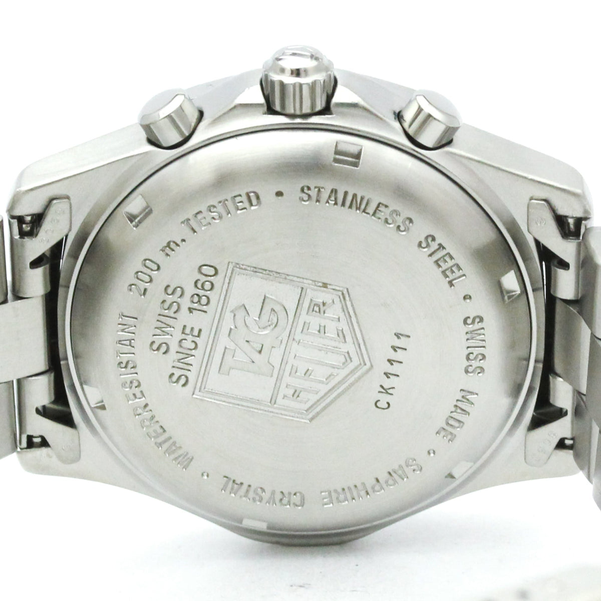 Montre TAG Heuer série 2000 CK1111 Blanc, cadran de 37 mm