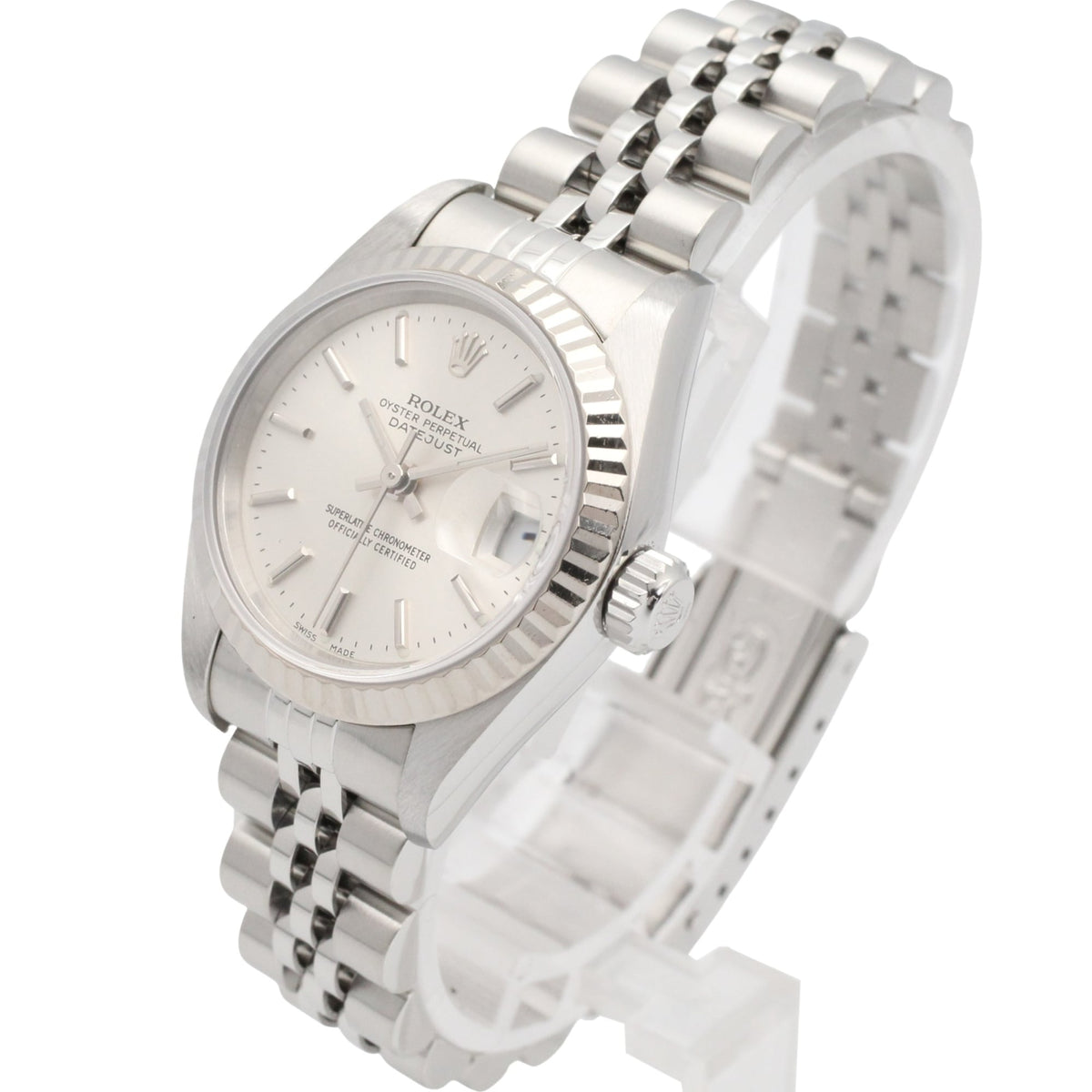 Rolex Datejust P-series 18K 79174 Silver Dial 26mm Watch