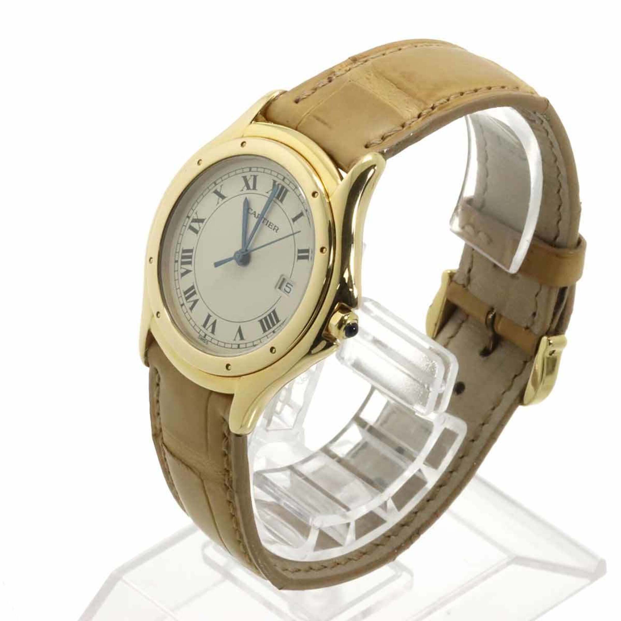 Cartier Santos Cougar LM W3500453 Ivory Dial 33mm Watch