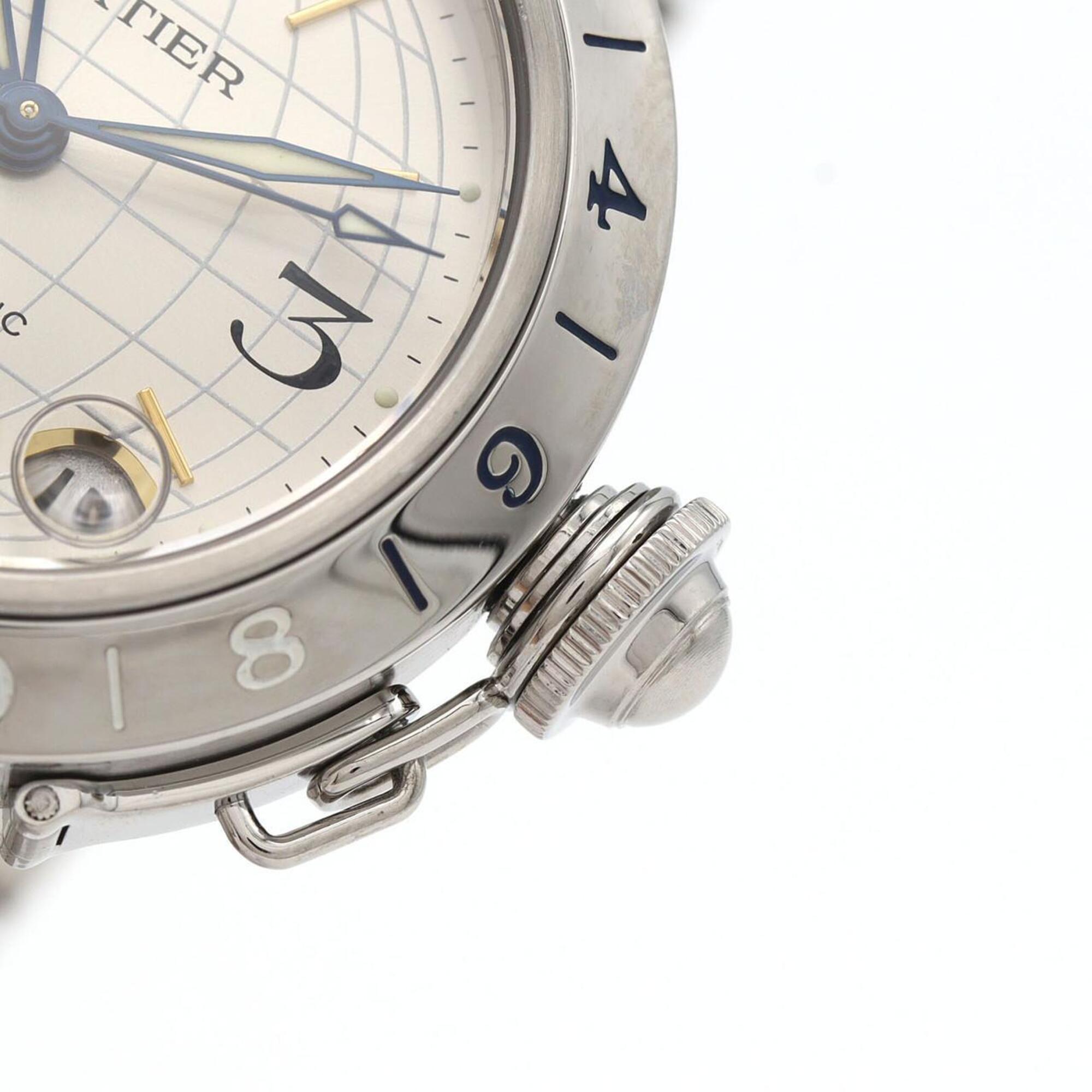 Cartier Pasha W31029M7 Silver Dial 35mm Watch