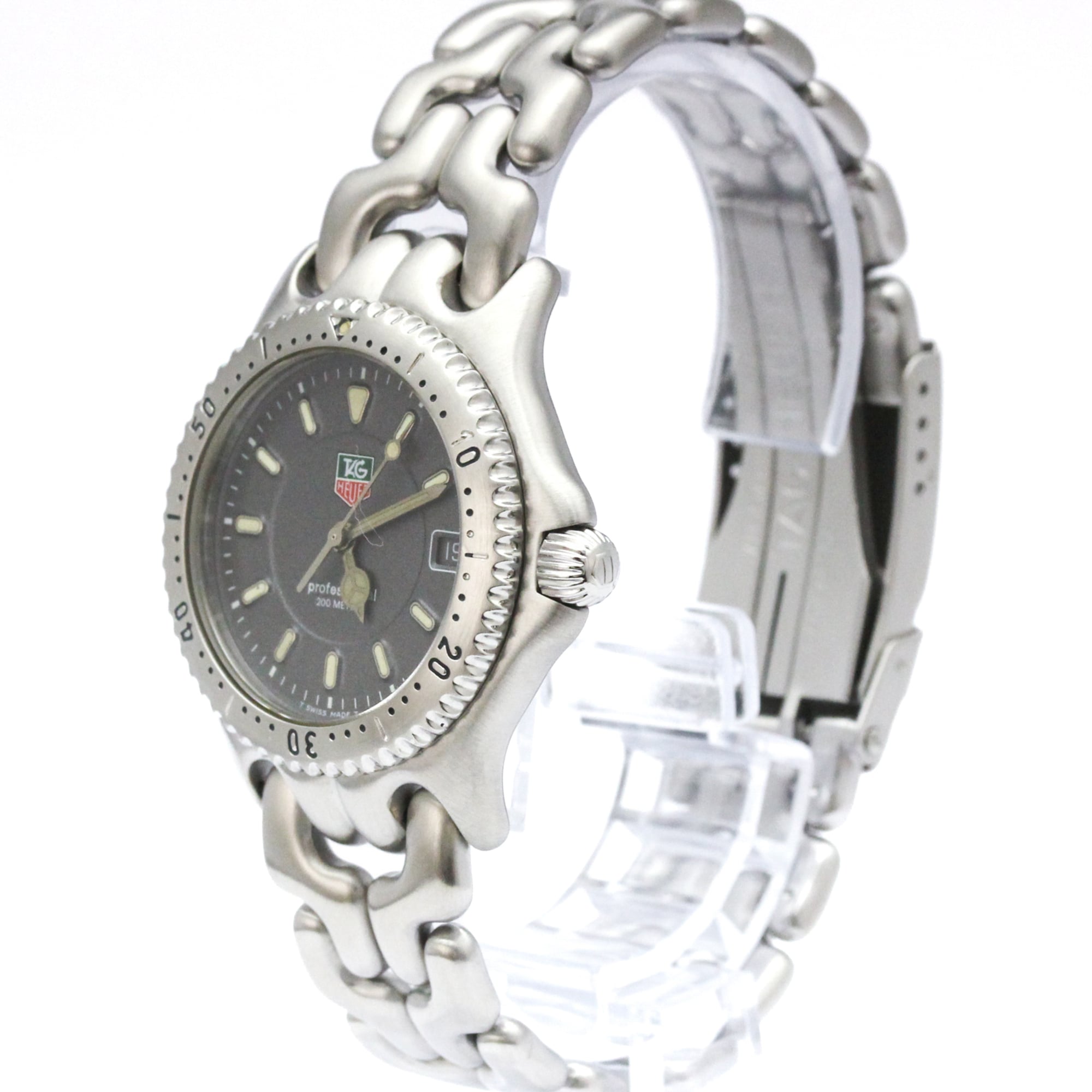 TAG Heuer Sel WG1213 Grey Dial 34mm Watch