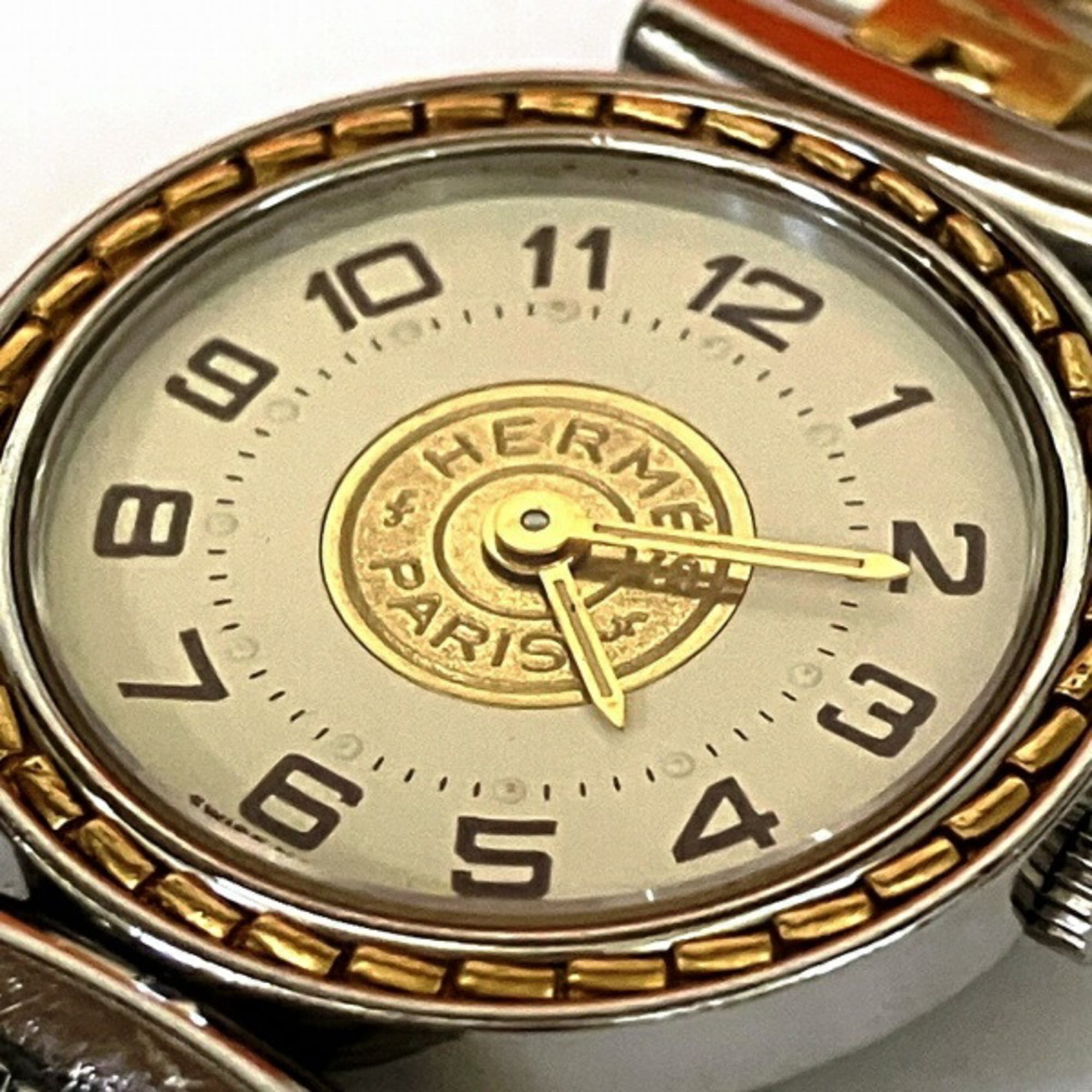 Montre Quartz Hermès Sellier pour femme