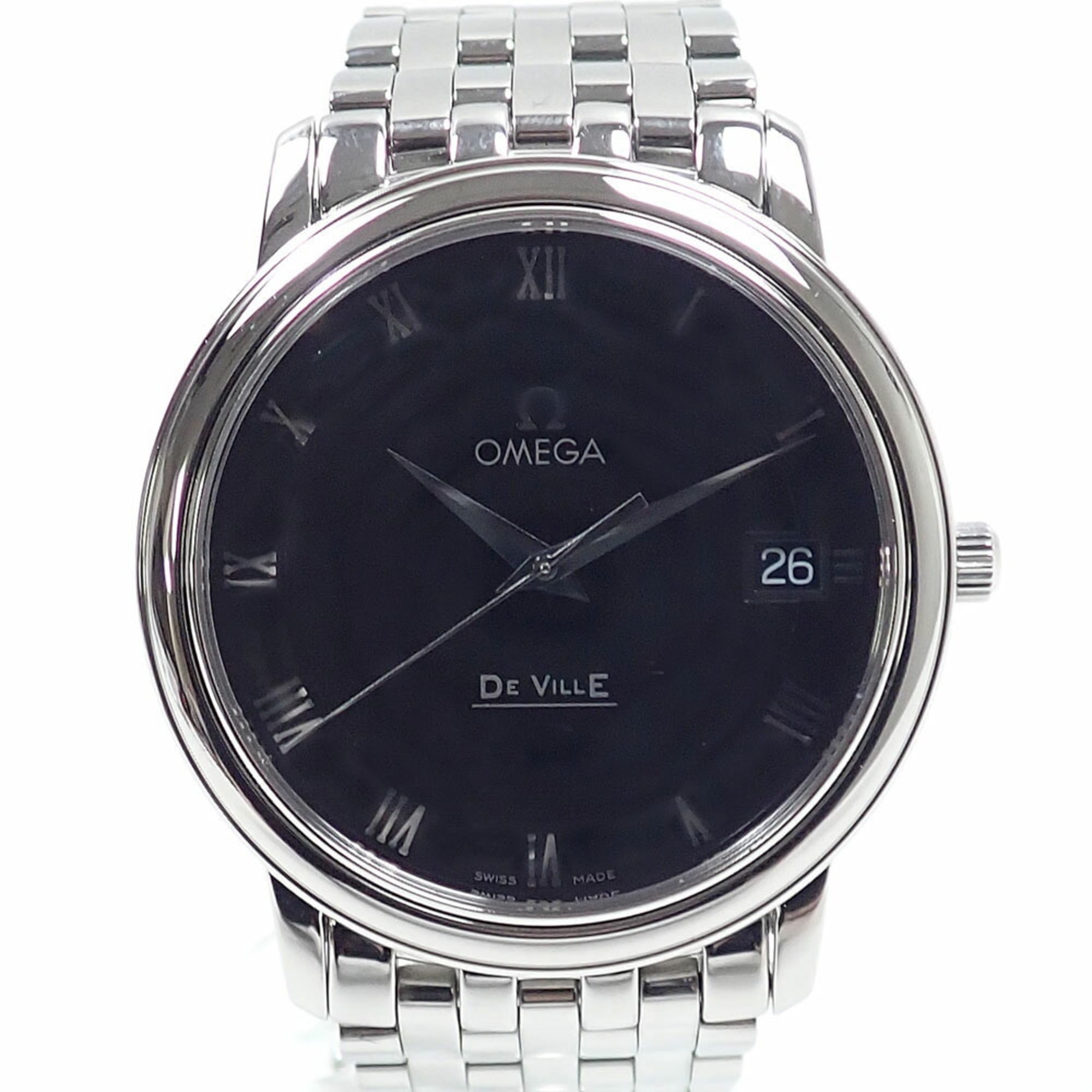 Omega De Ville Men's Quartz Watch, Stainless Steel, 4510.52.00, Battery-Powered