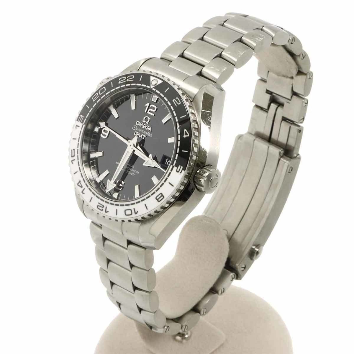 Omega Seamaster Planet Ocean Co-Axial Master Chronometer GMT 600M 215 30 44 22 01 001 Black Dial 44mm Watch