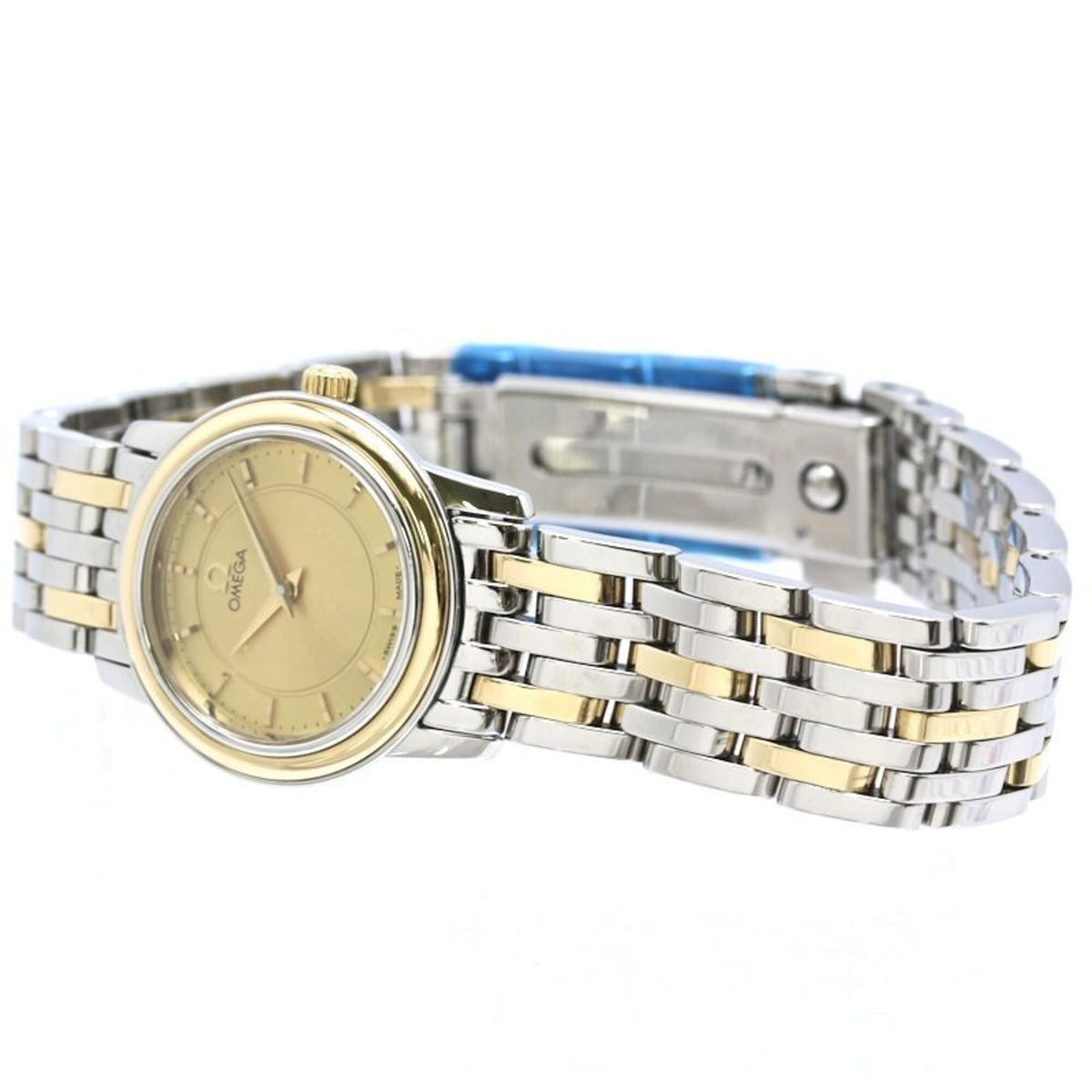 Omega De Ville Prestige 4370.11.00 Champagner Zifferblatt 22 mm Uhr