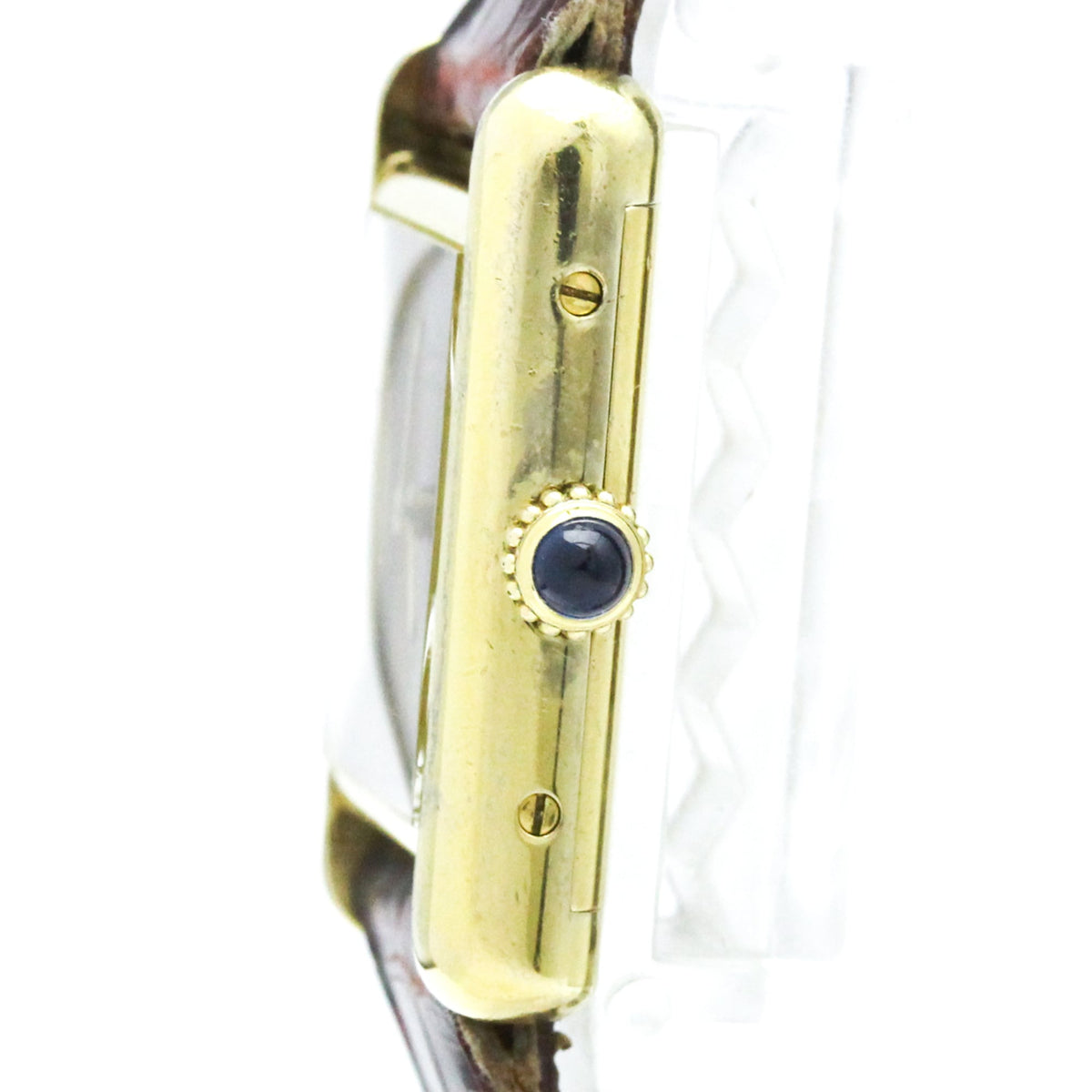 Cartier Must Tank Bordeaux Dial 20mm Watch
