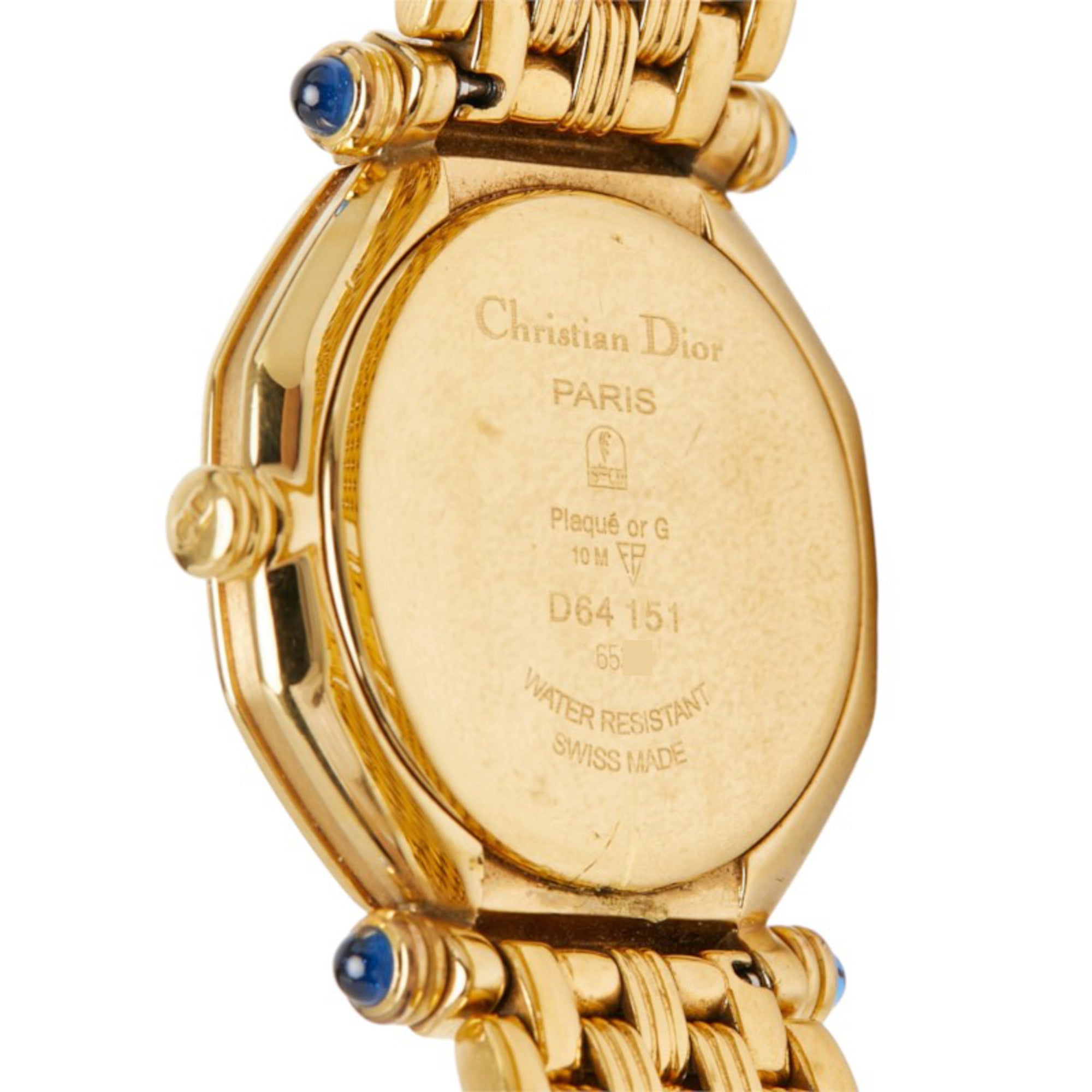 Montre Christian Dior « Dior Octagon » D64, cadran doré, 25 mm