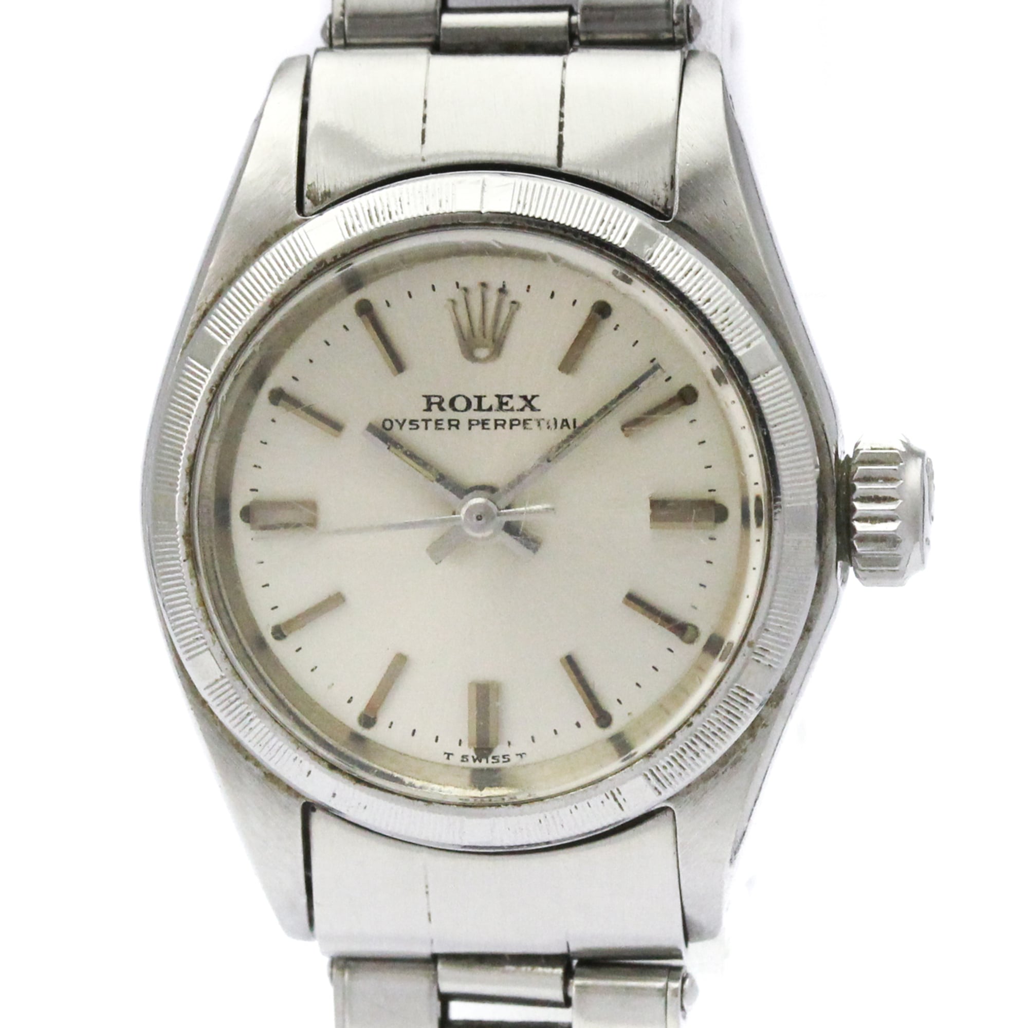 Rolex Oyster 6623 Silver Dial Stainless steel 25mm Watch