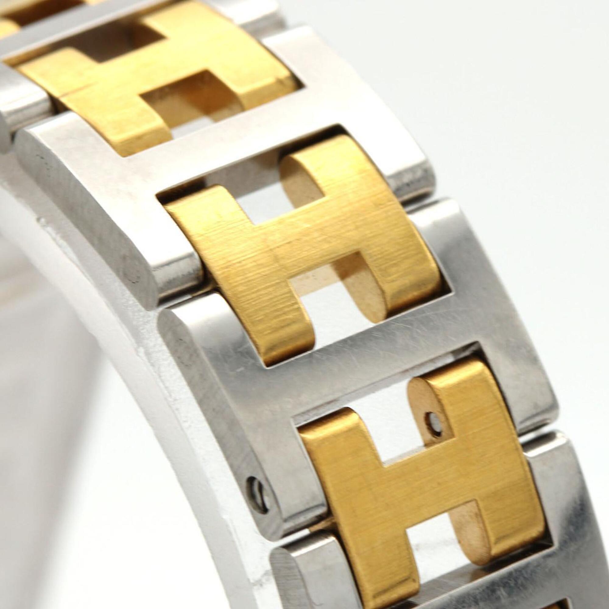 Montre Quartz Hermes Clipper Combination SSxGP