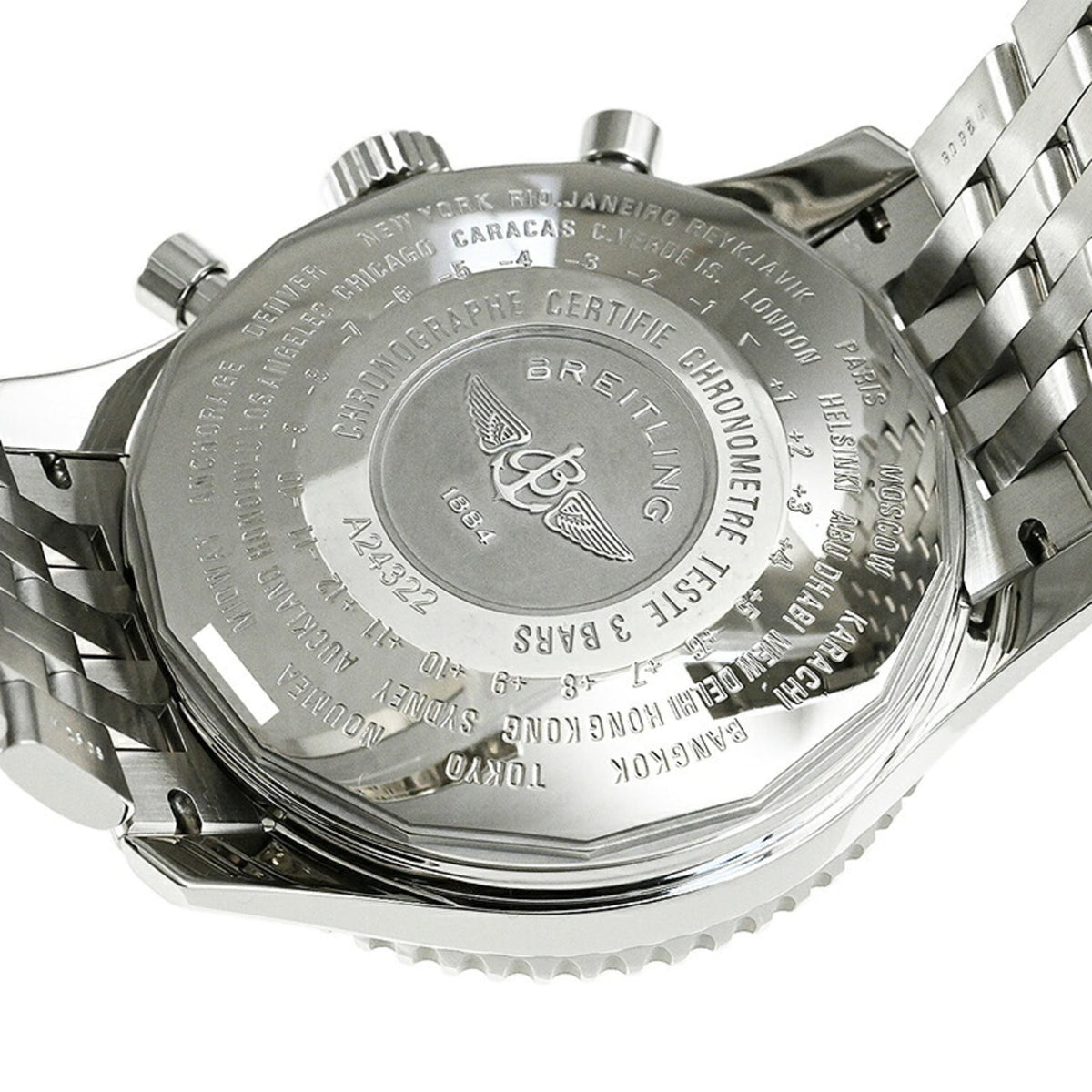 Breitling Navitimer World A242B26KBA A242B26KBA (A24322) Black Dial 46mm Watch