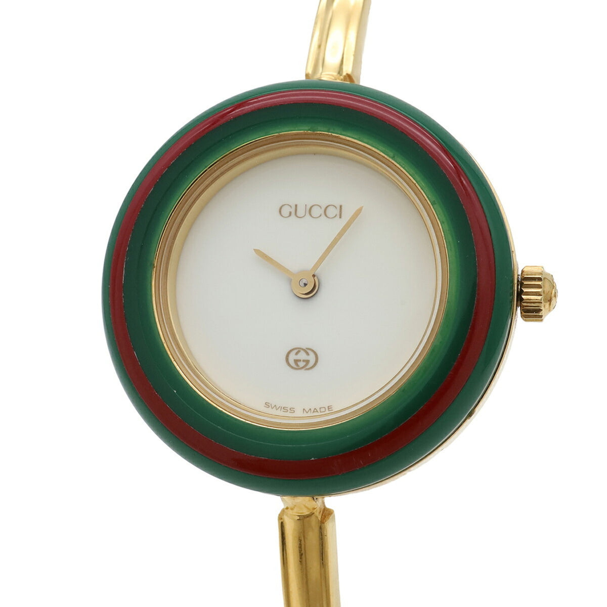 Gucci Change Bezel 11/12 White Dial 26mm Watch