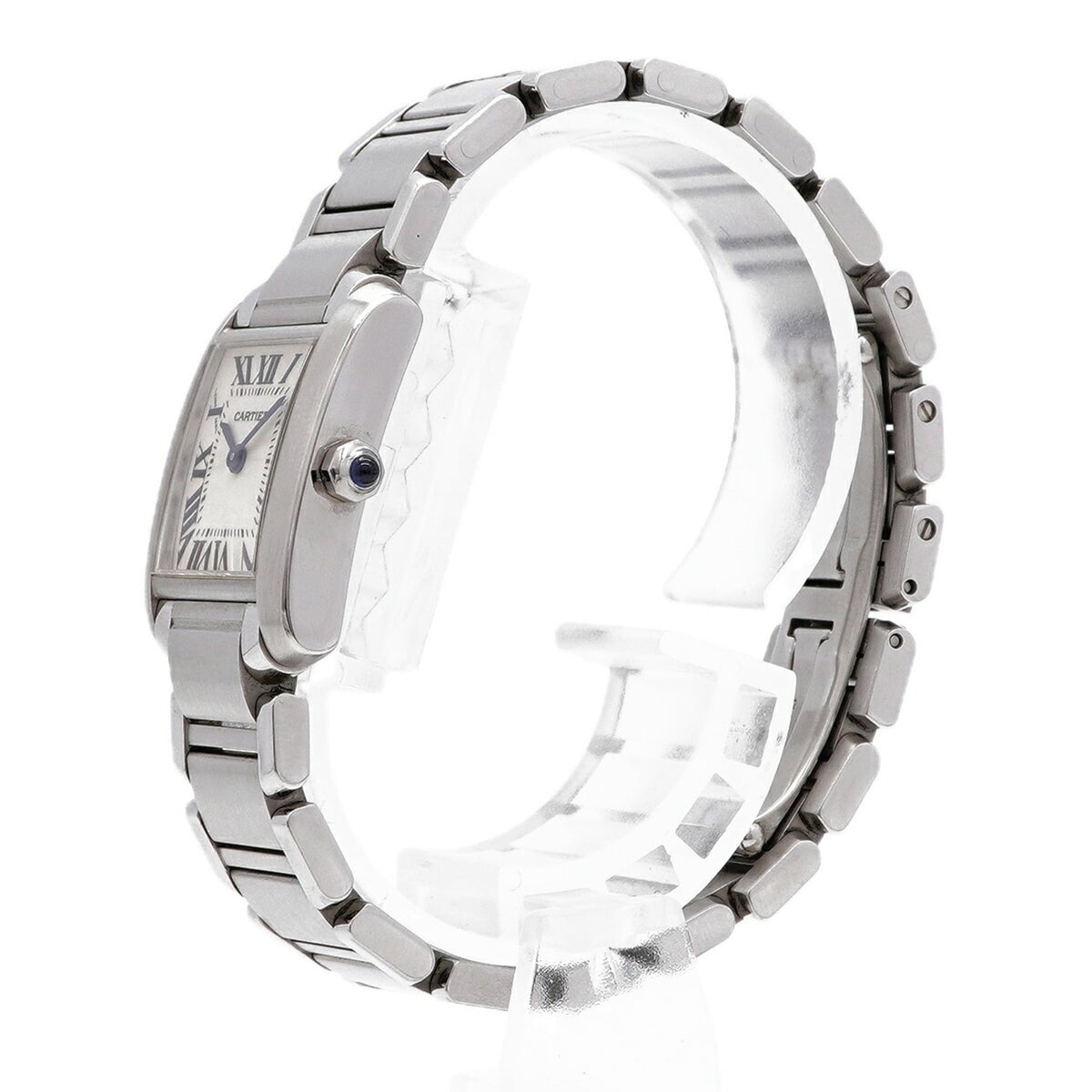 Cartier Tank Française SM W51008Q3 Elfenbein Zifferblatt 20 mm Uhr