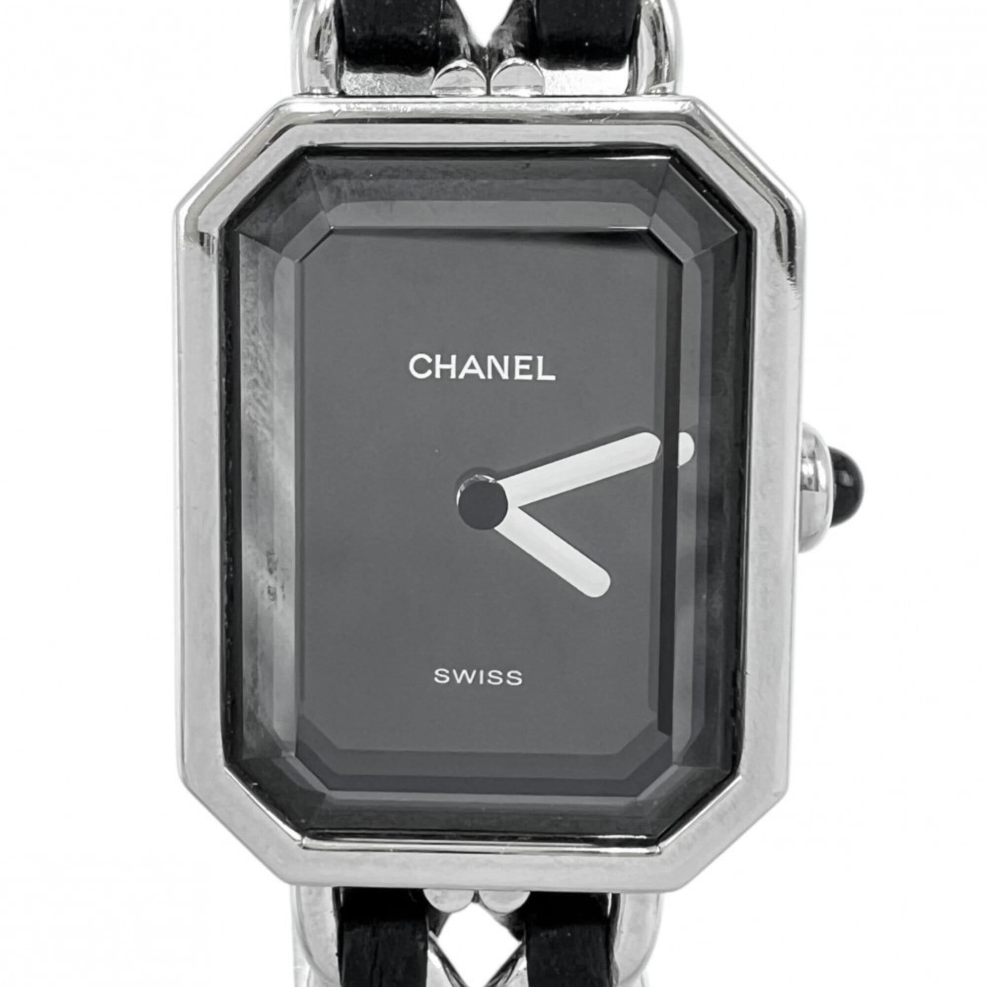 Chanel Premiere L GZl1j82l Black Dial 20mm Watch