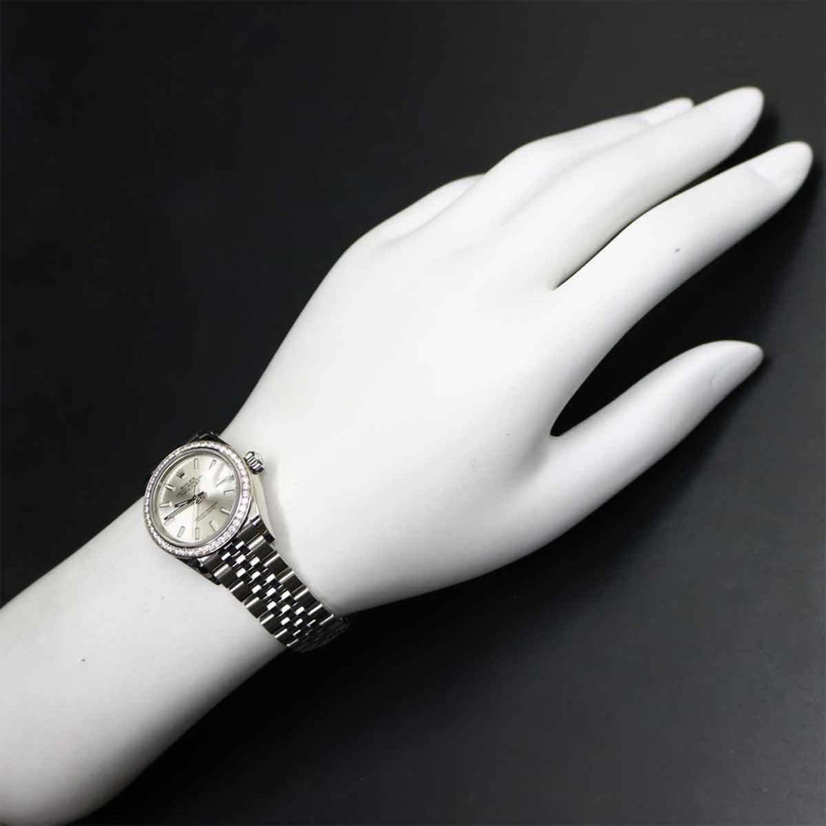 Rolex Datejust 279384RBR Silber Zifferblatt 28 mm Uhr