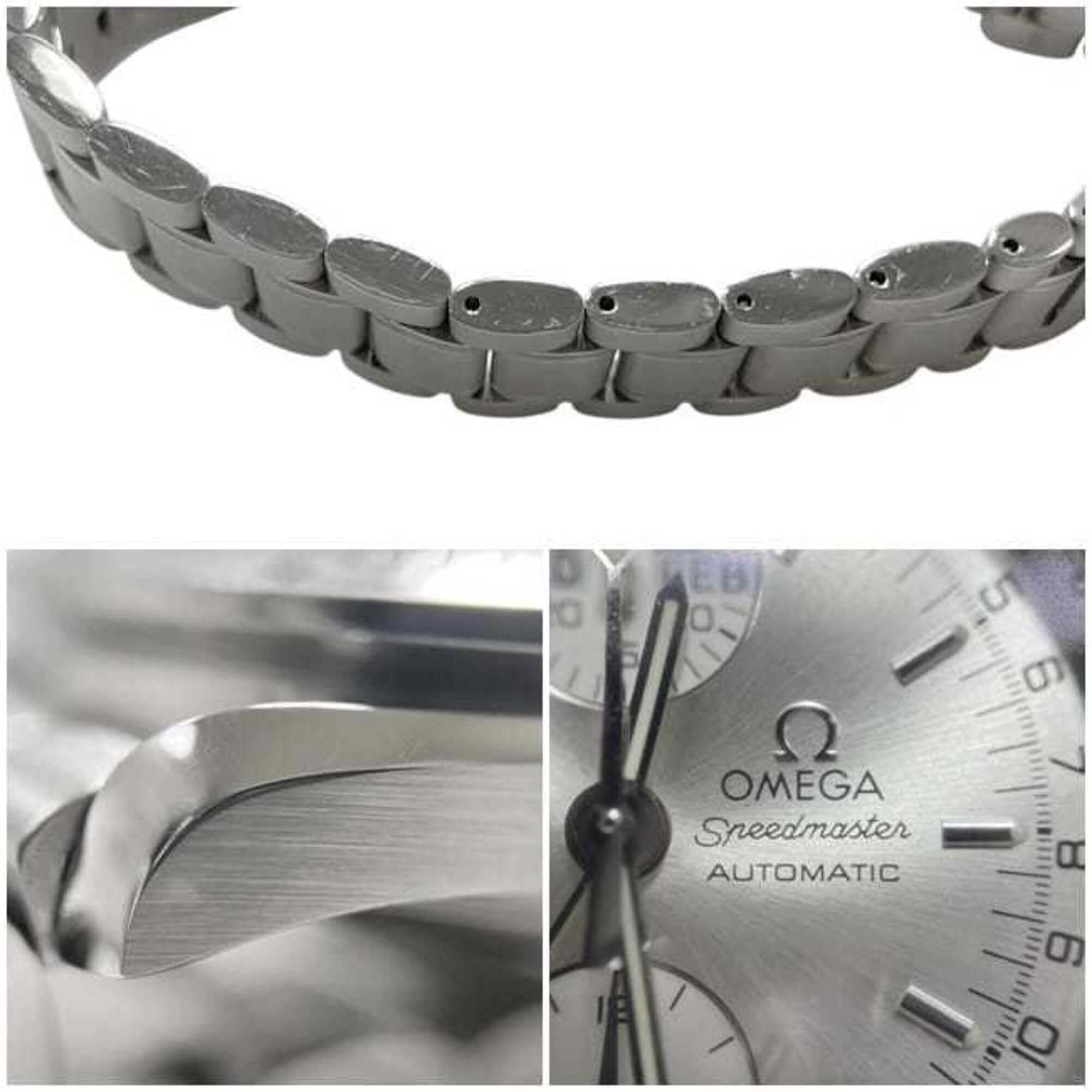 Montre Omega Speedmaster Triple Calendar, Blanc Crème argent, 3523.30, Chronographe, remontage Automatique, acier inoxydable.