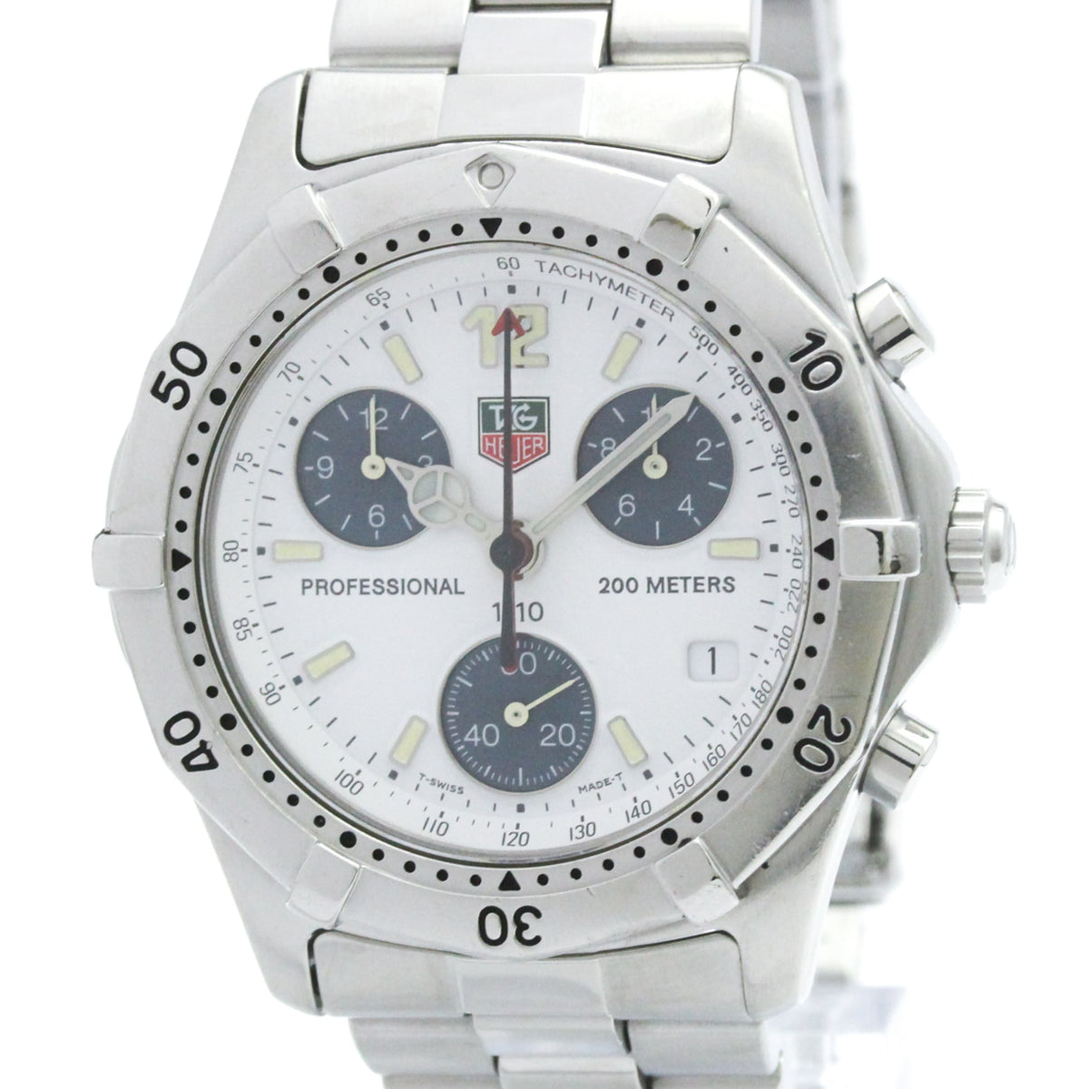 Montre TAG Heuer série 2000 CK1111 Blanc, cadran de 37 mm