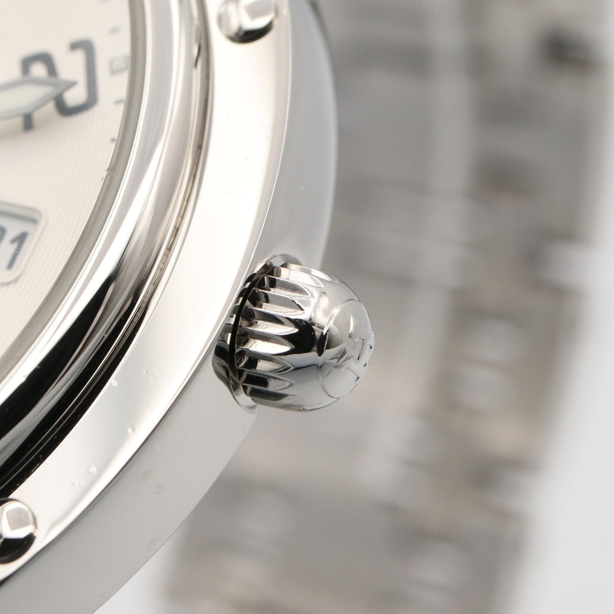 Hermes Clipper Classic CP2.810 Silver Dial 39mm Watch