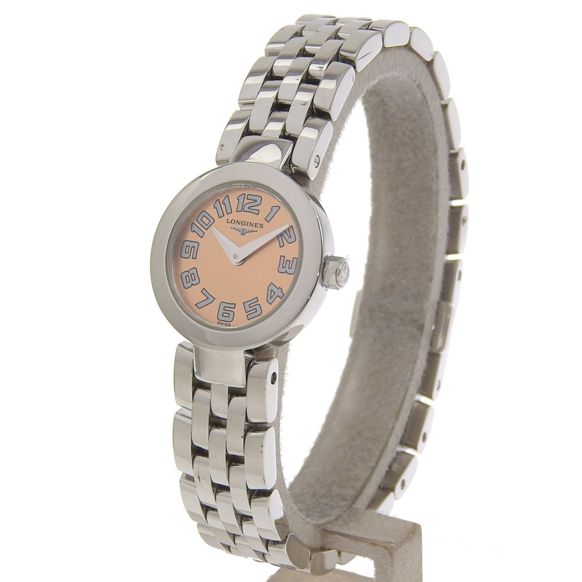 Longines Dolcevita Watch L5.174.4 Stainless Steel Quartz Analog Display Ladies