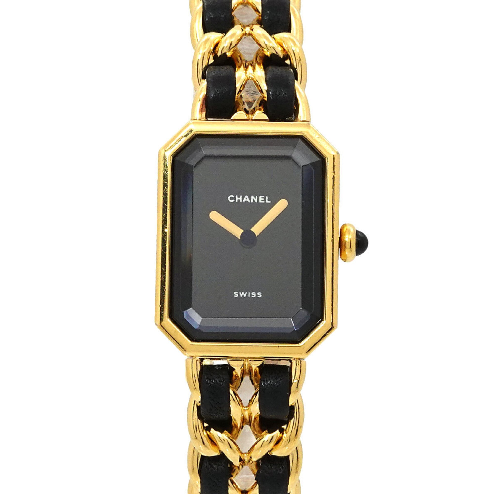 Chanel Premiere Large Size H0001 Black Dial 20mm Watch